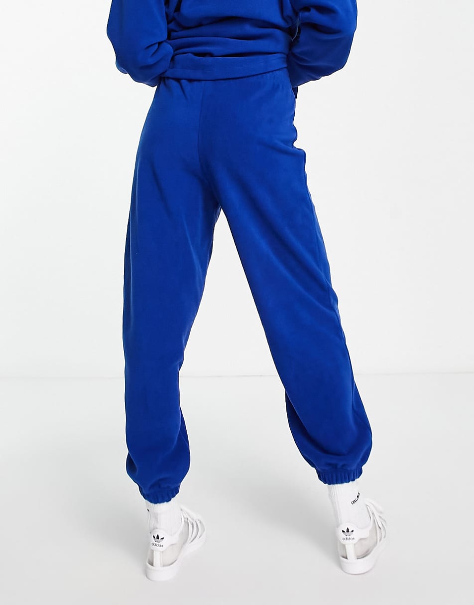 Topshop fleece sweats in blue - part of a set