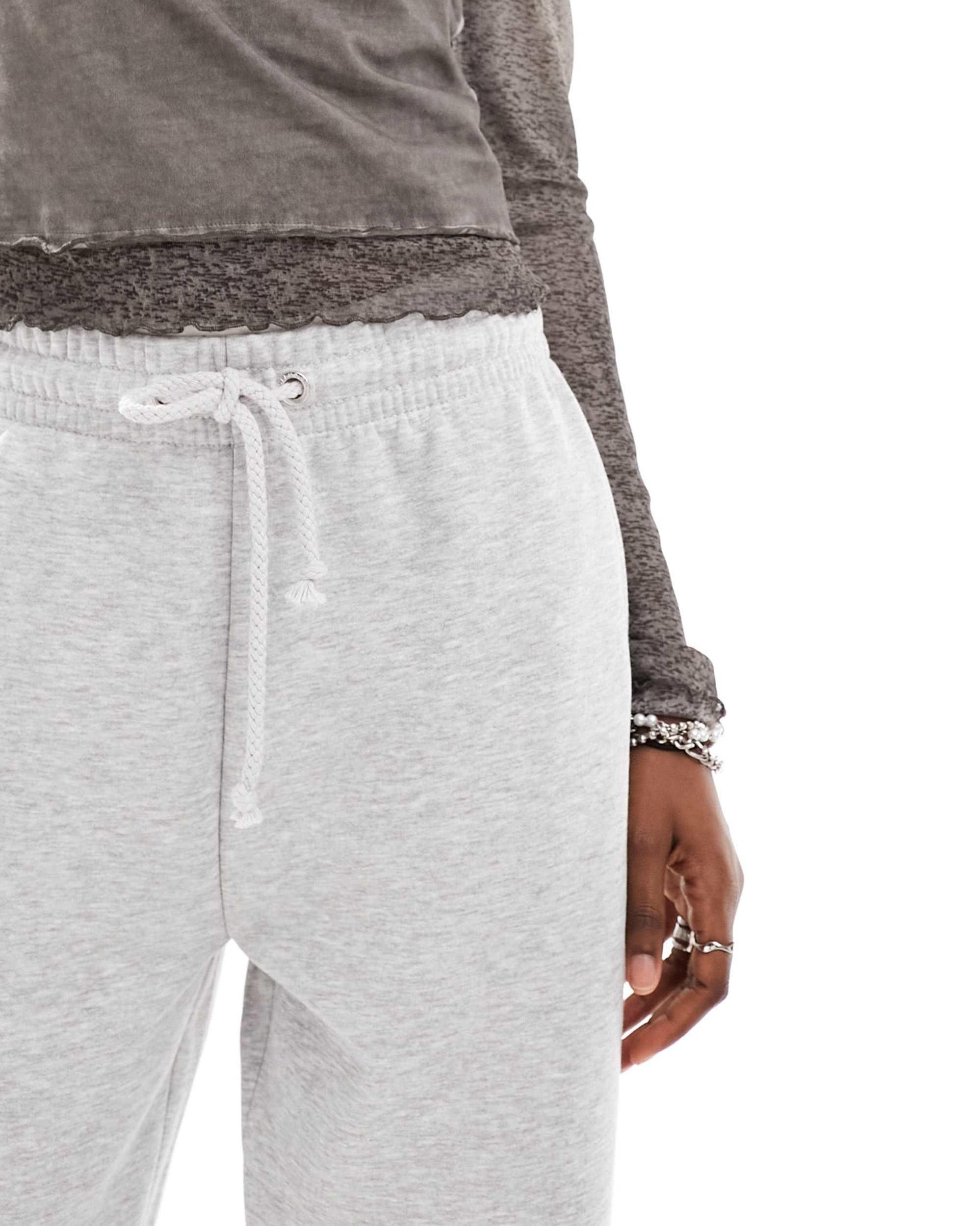 COLLUSION oversized sweatpants in gray