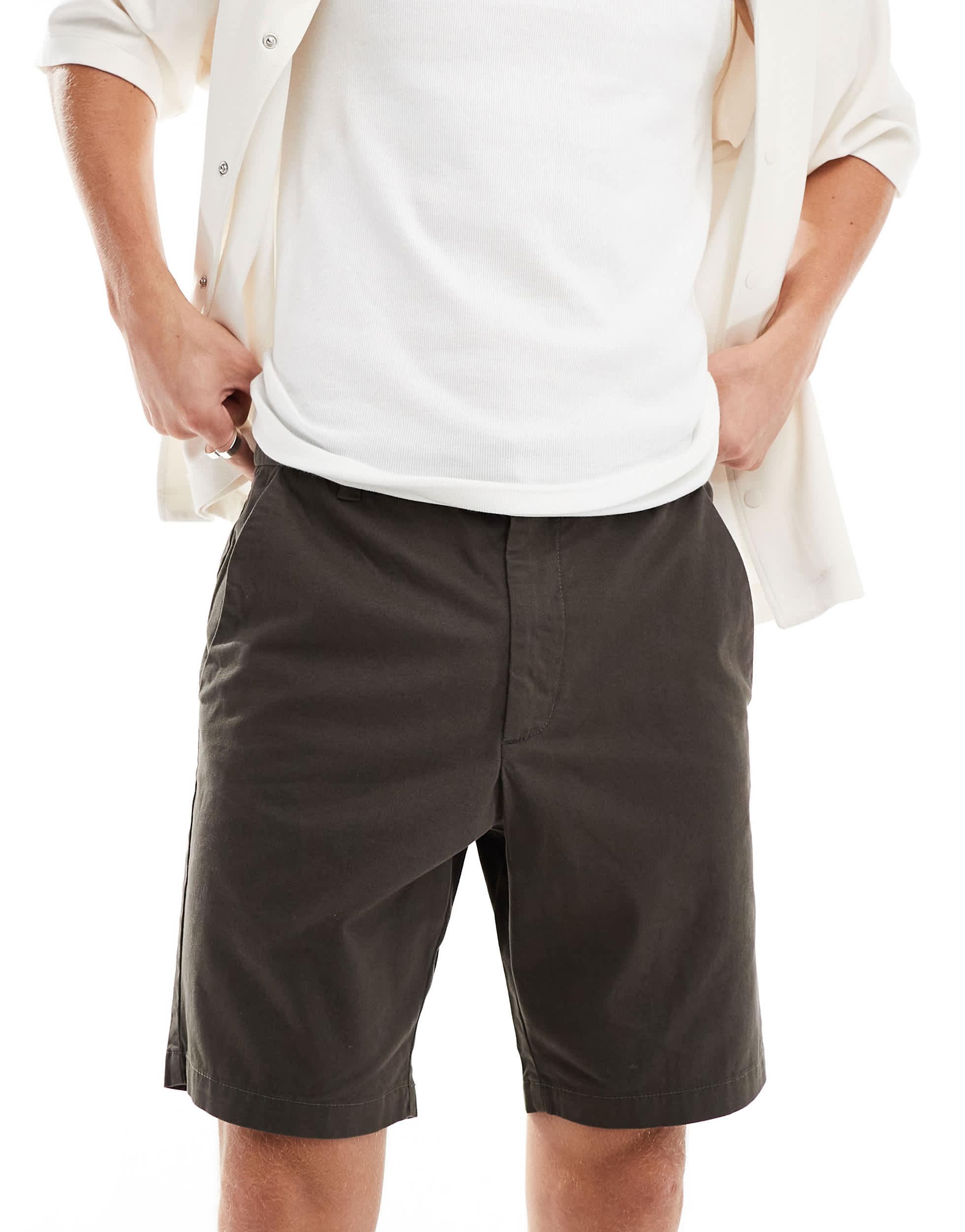 French Connection chino shorts in khaki