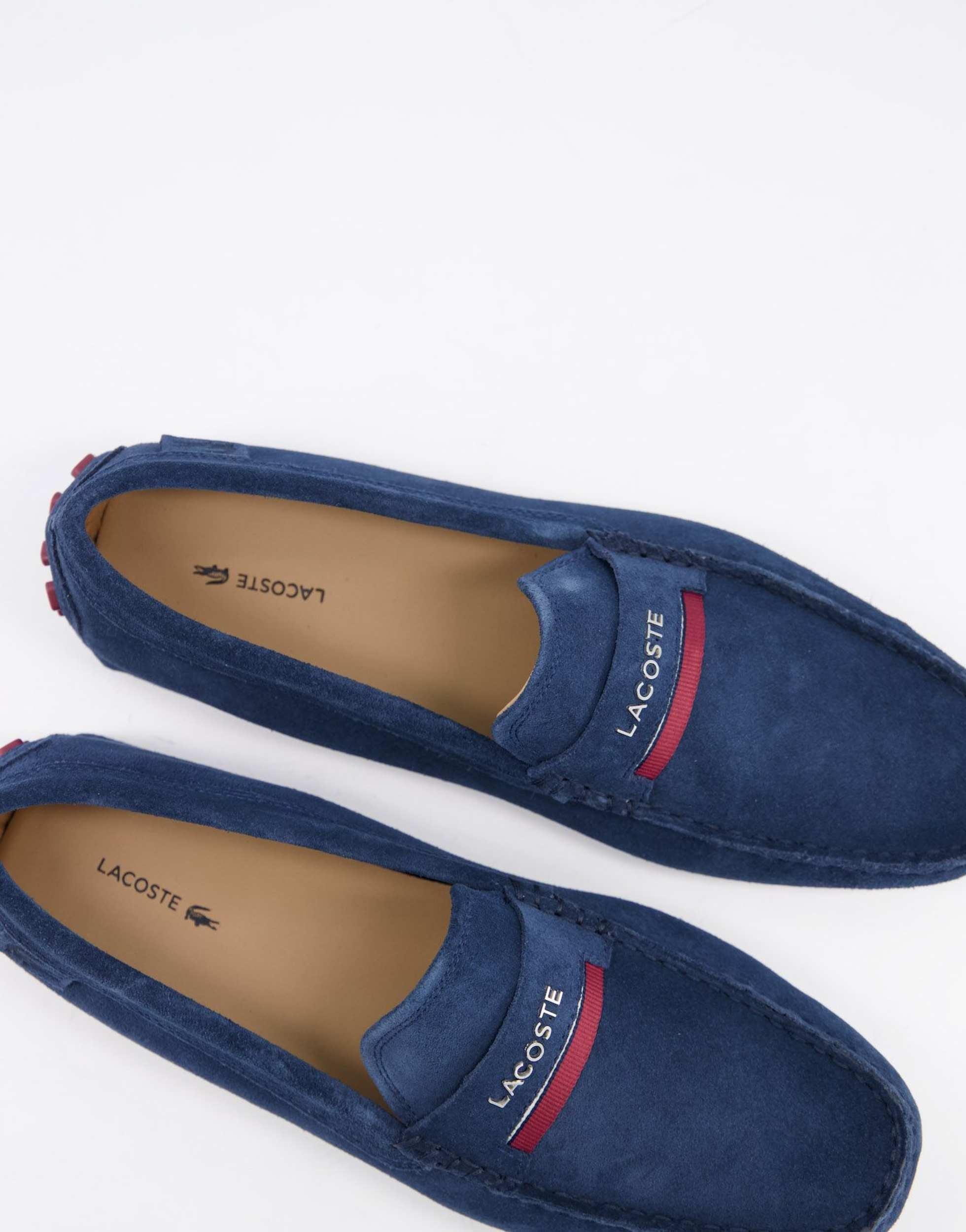 Lacoste plaisance driving shoes in navy