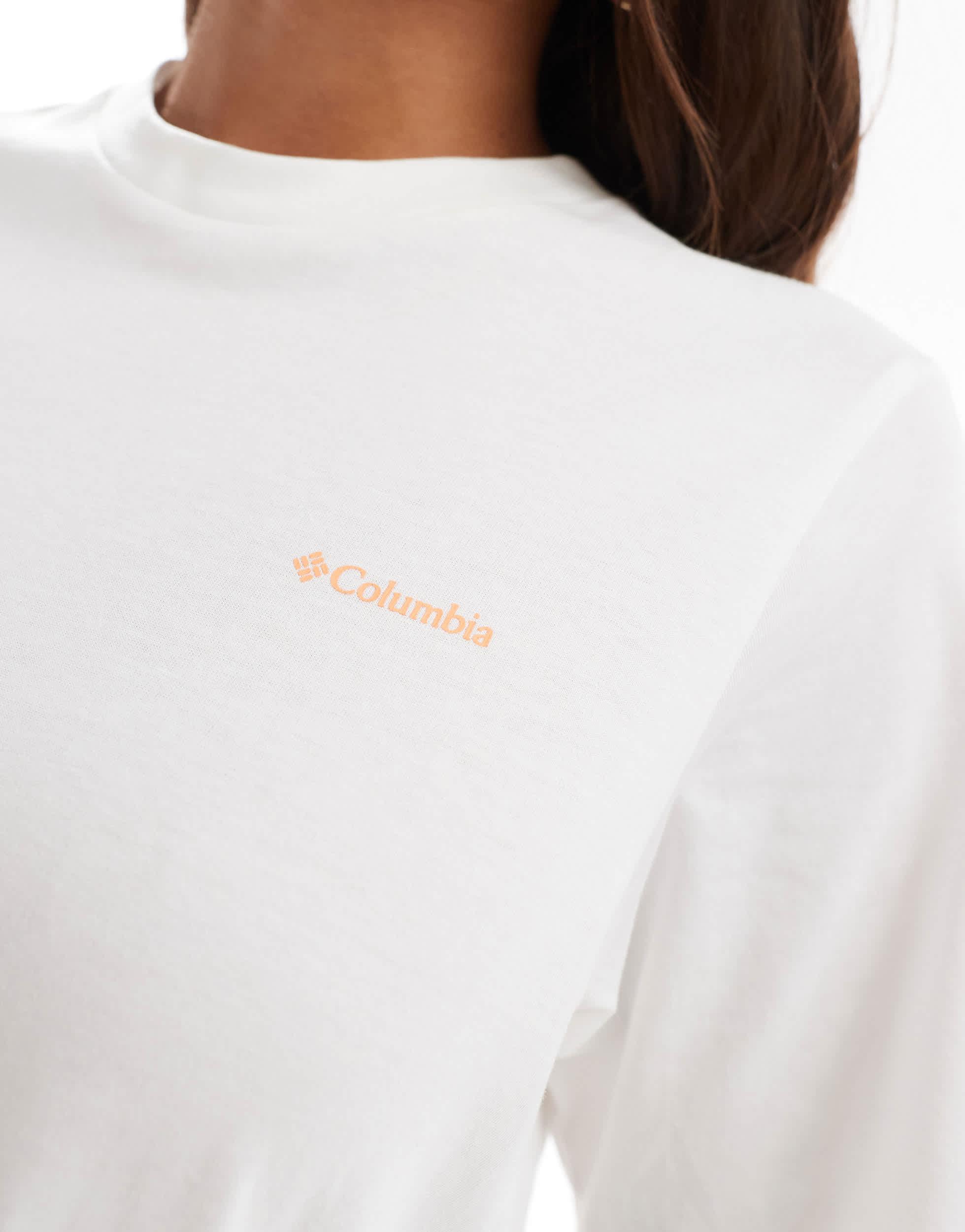 Columbia North Cascades back print t-shirt in white