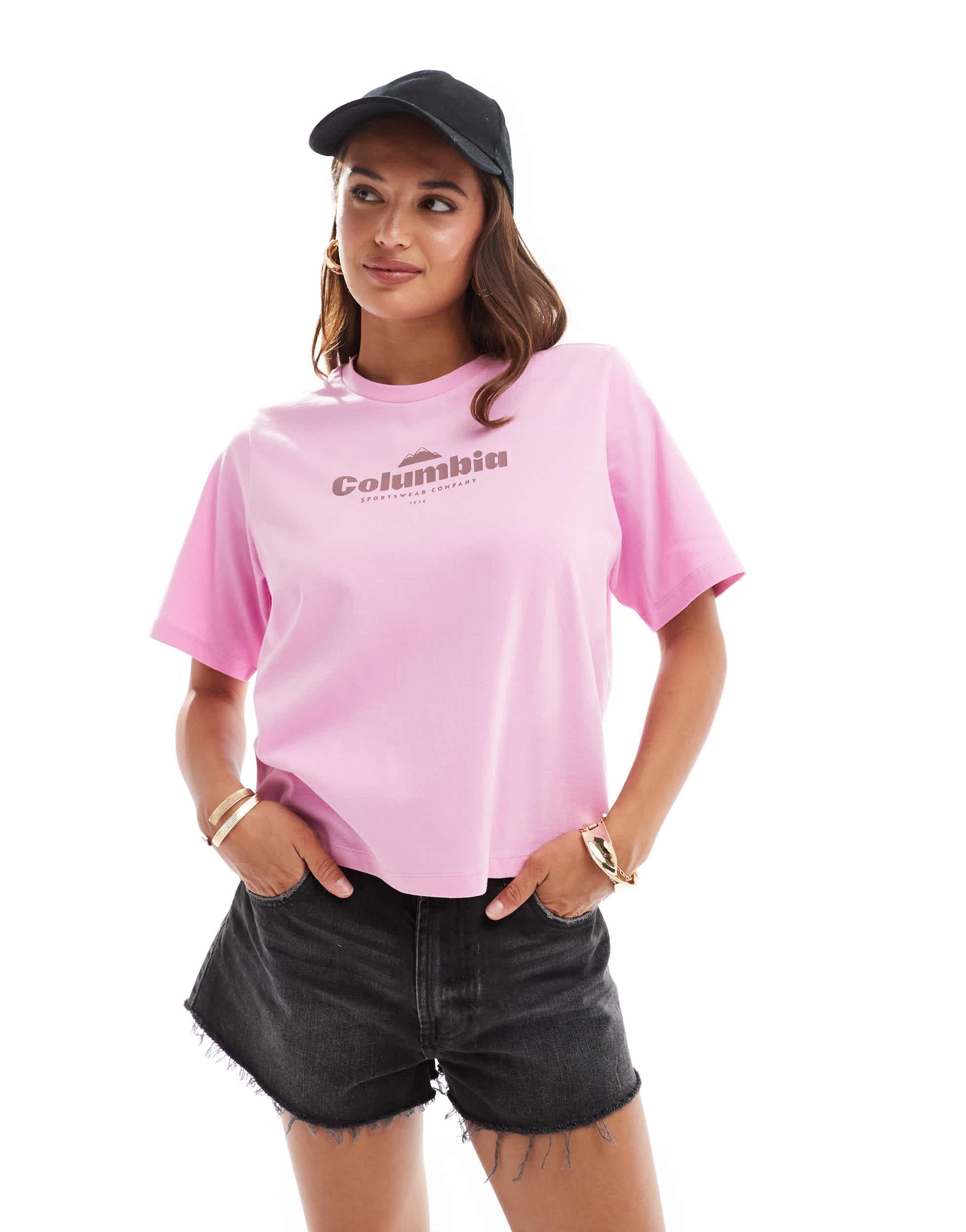 Columbia North Cascades T-Shirt in Pink