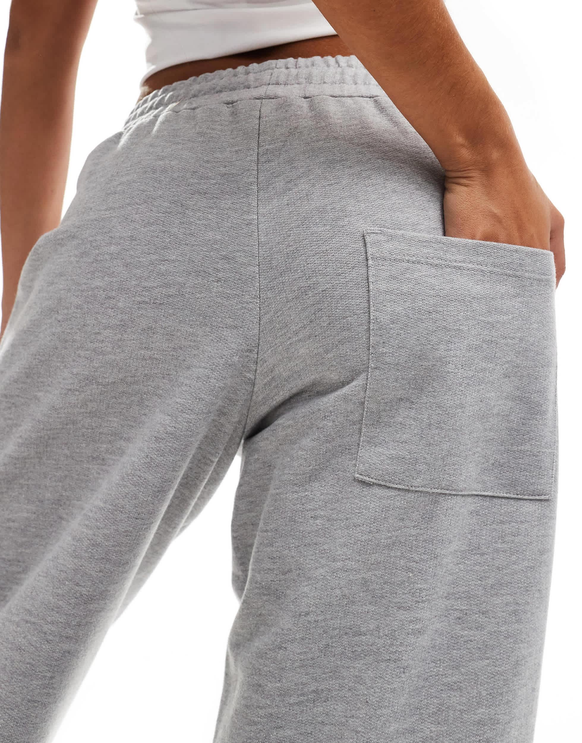 COLLUSION straight leg sweatpants in gray