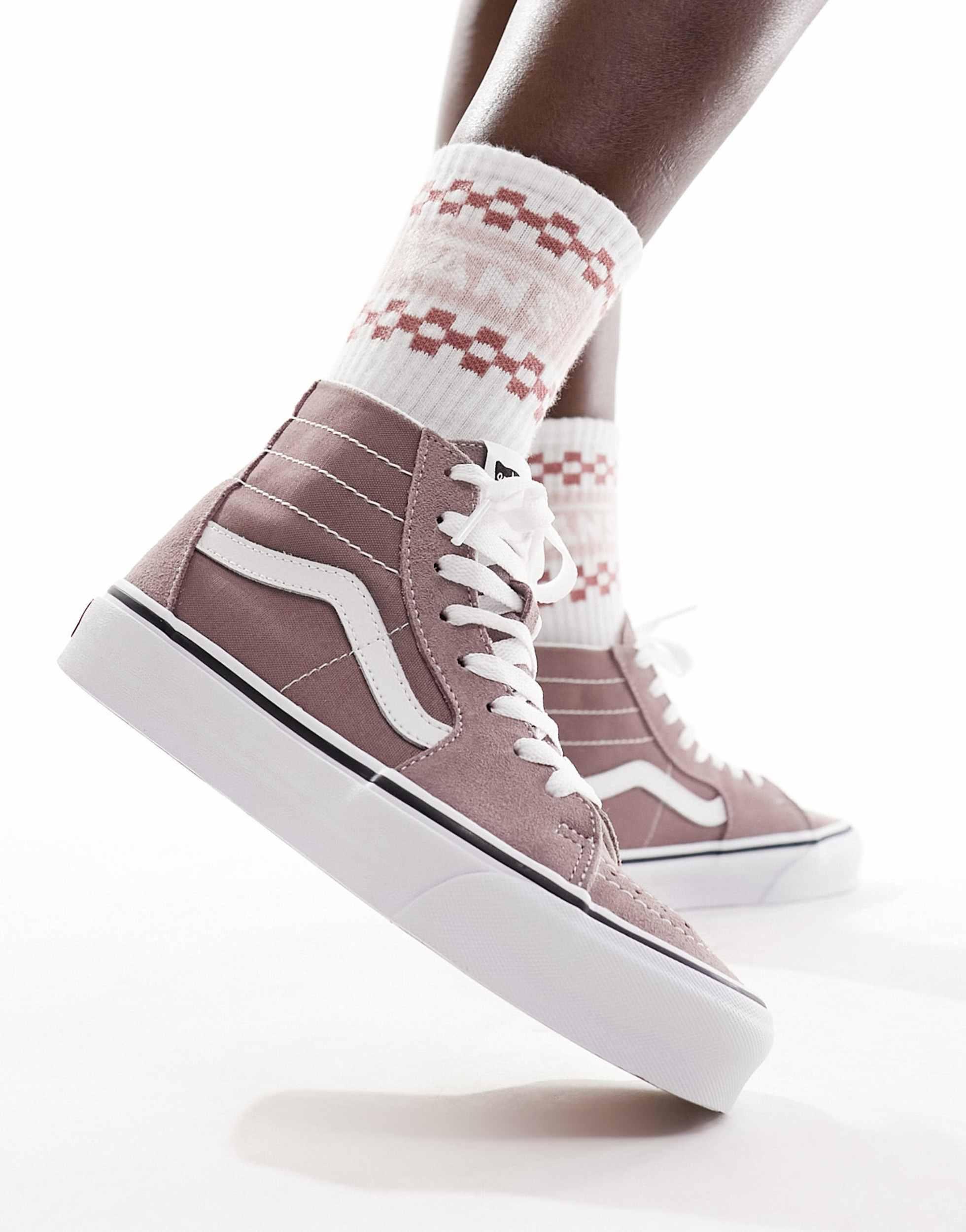 Vans Sk8-Hi sneakers in brown