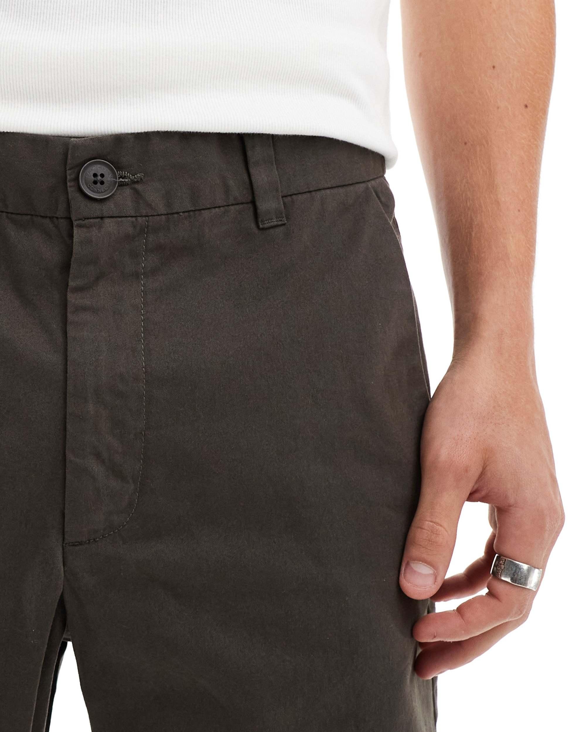 French Connection chino shorts in khaki