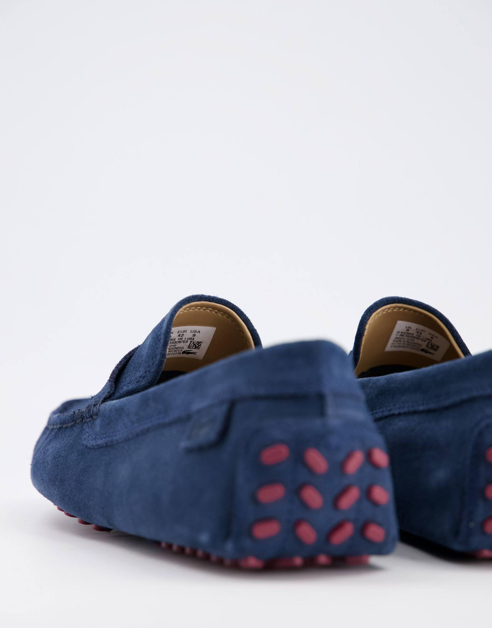 Lacoste plaisance driving shoes in navy