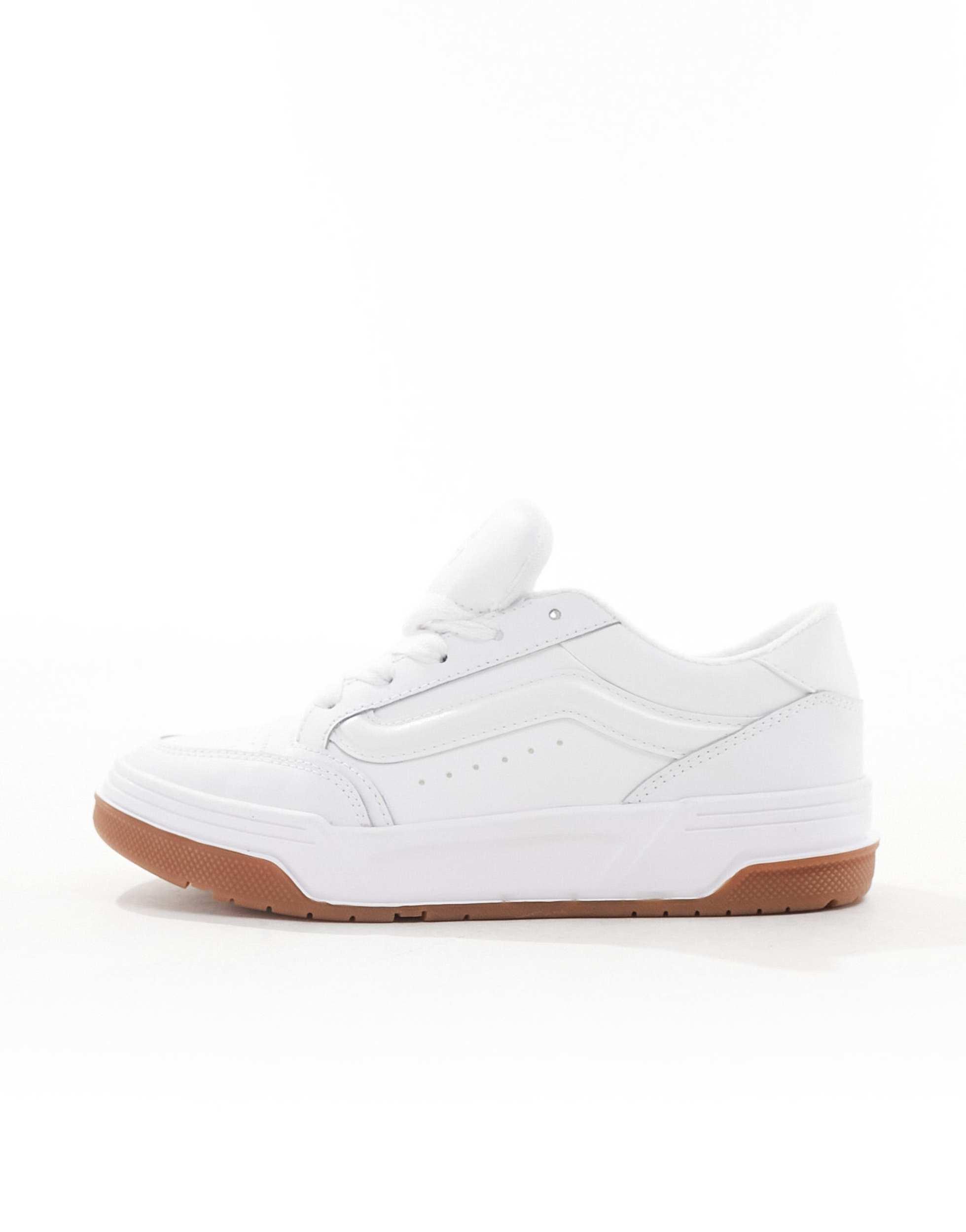 Vans Hylane sneakers with gum sole in white