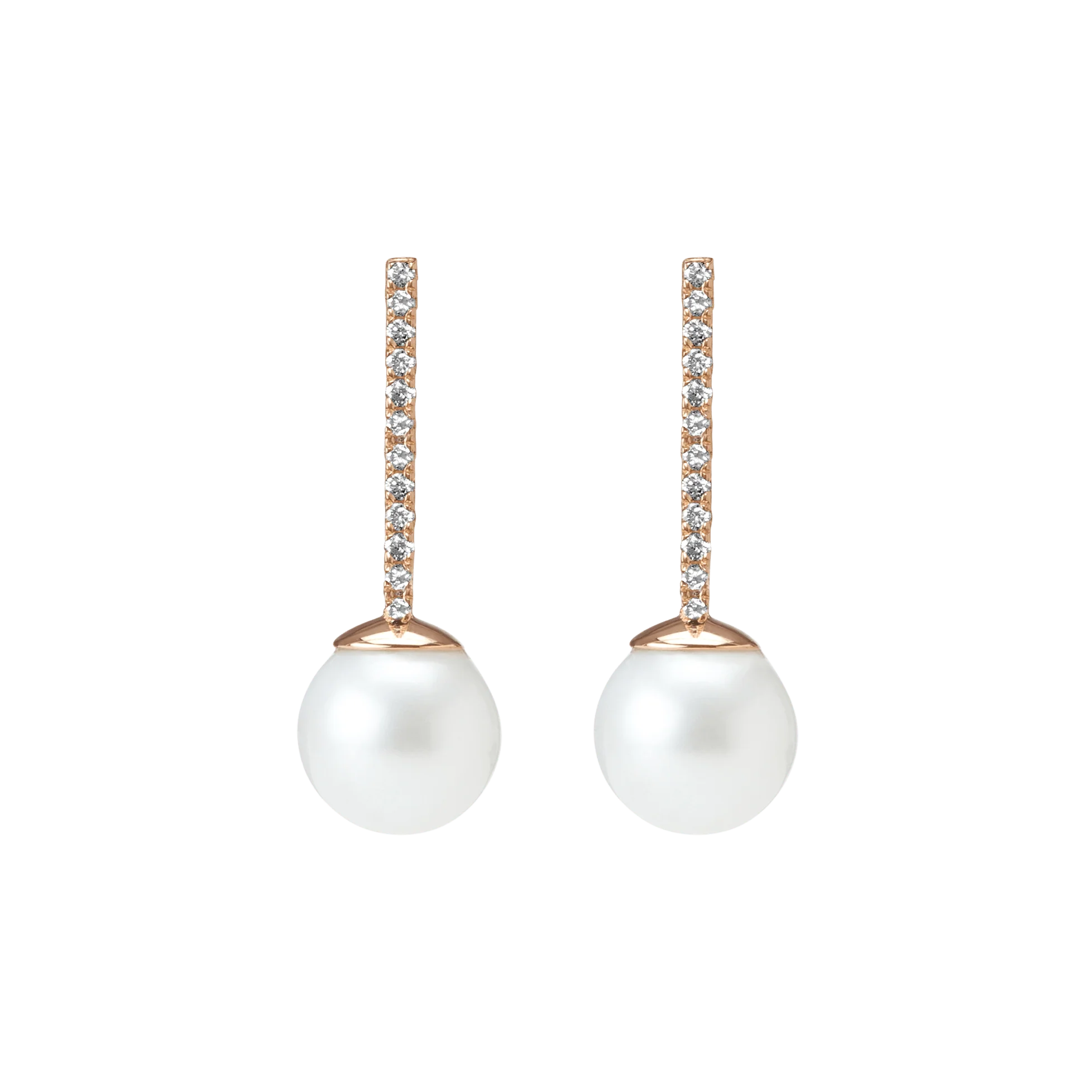 Proud Diamond Pearl Earrings