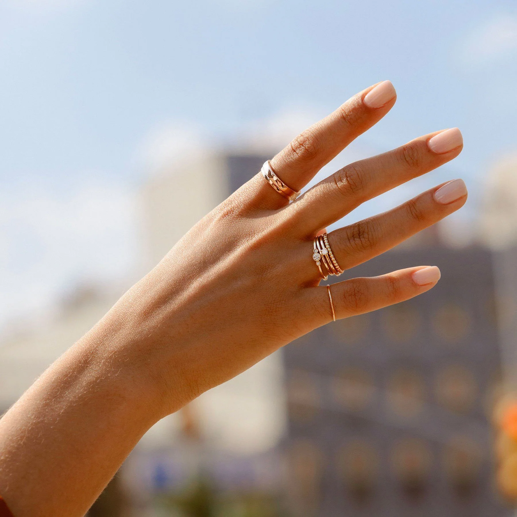 Thin Stackable Ring