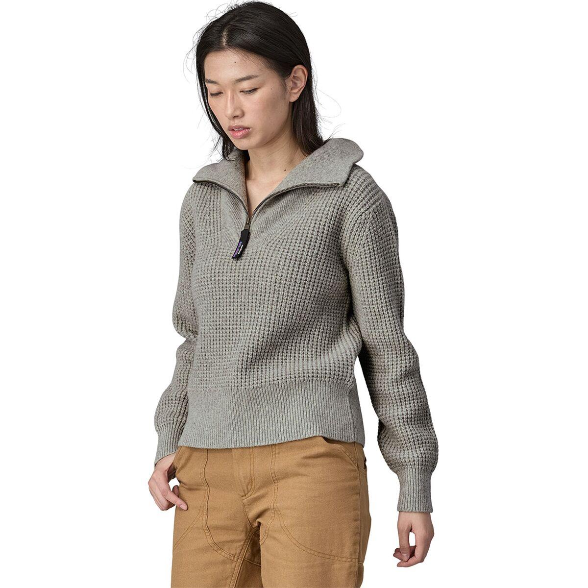 Recycled Wool-Blend 1/4-Zip Sweater - Women's