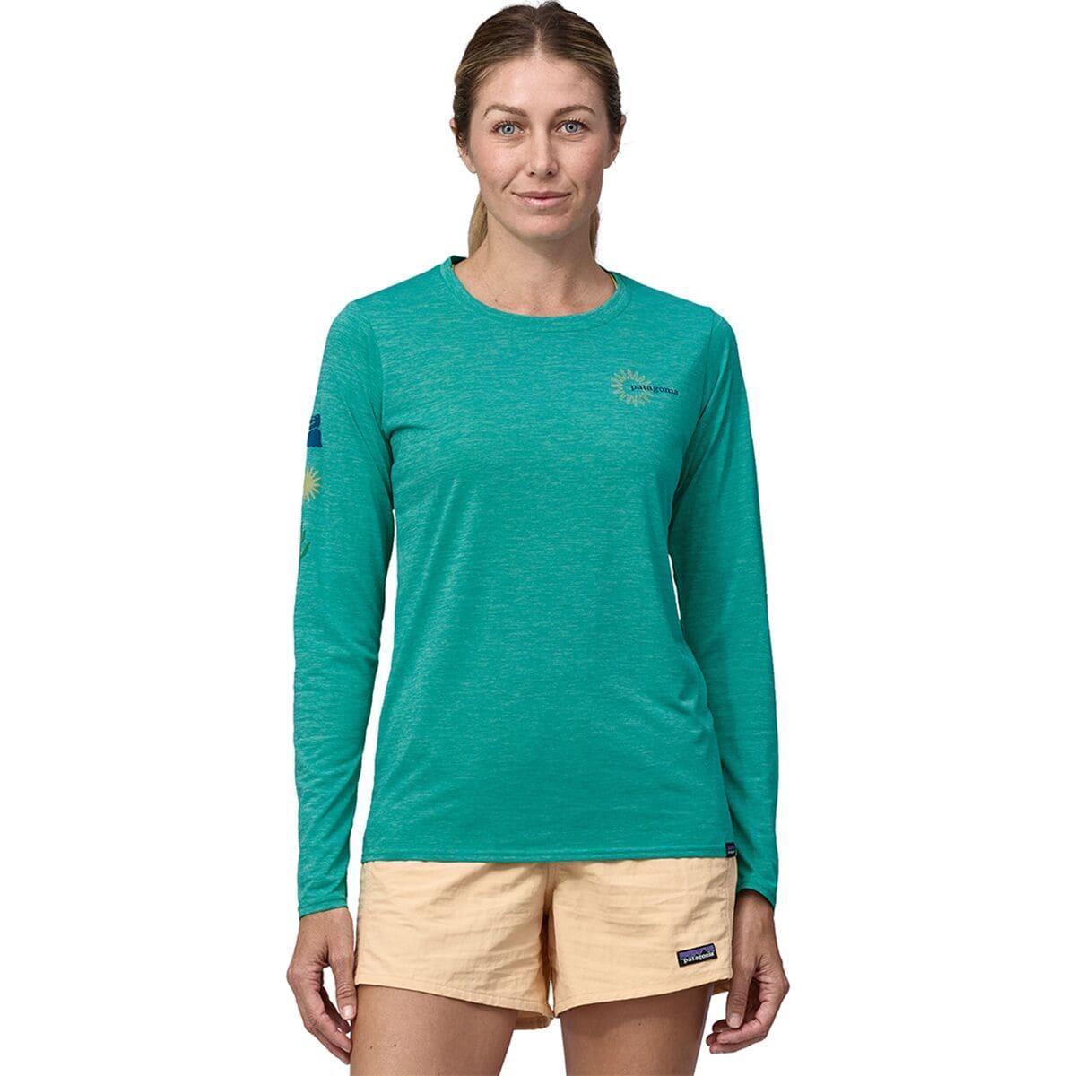 Capilene Cool Daily Waters Graphic LS Shirt - Women's