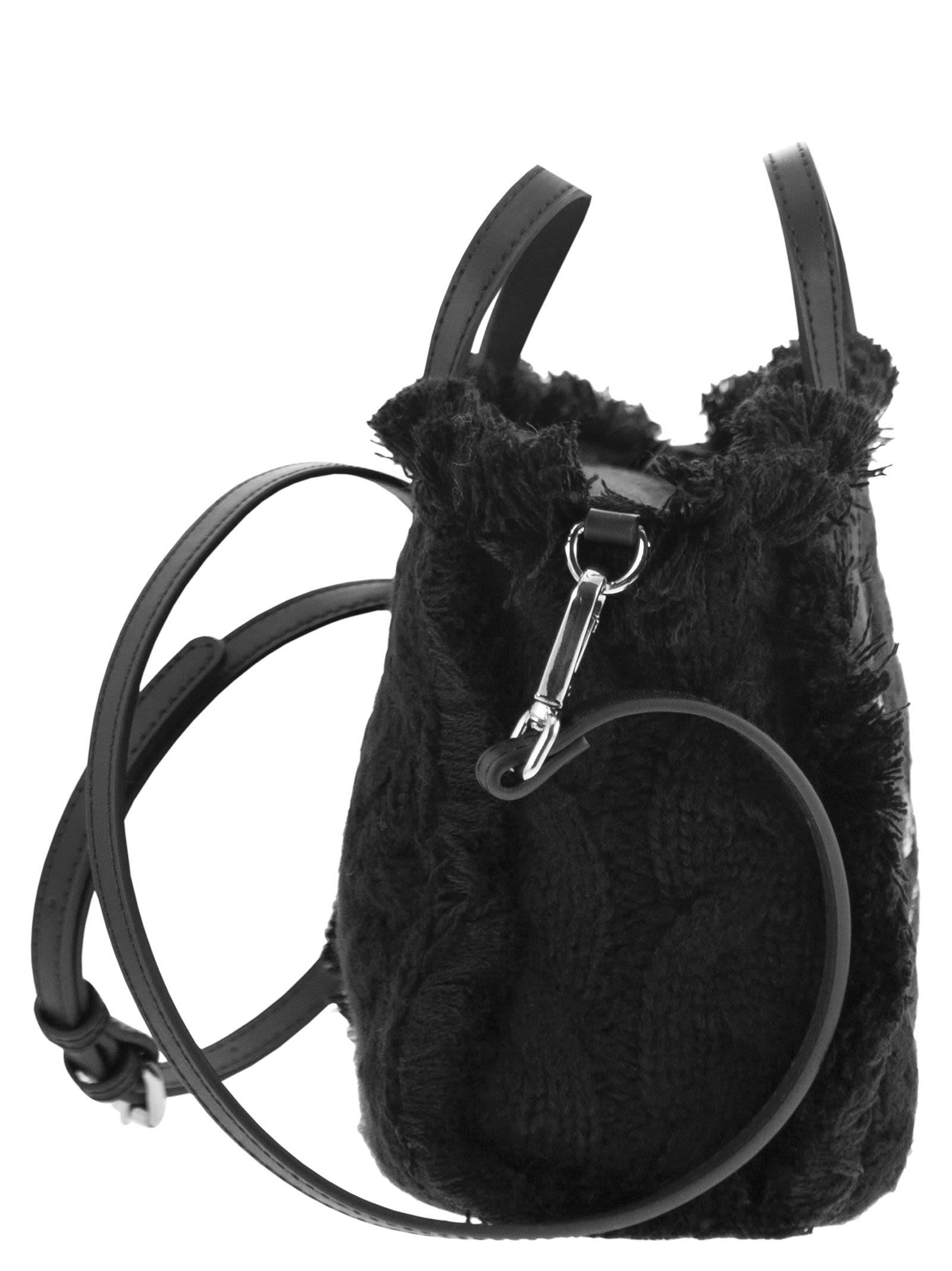 Mc2 Saint Barth Mini Vanity Bag With Bangs And Embroidered Logo