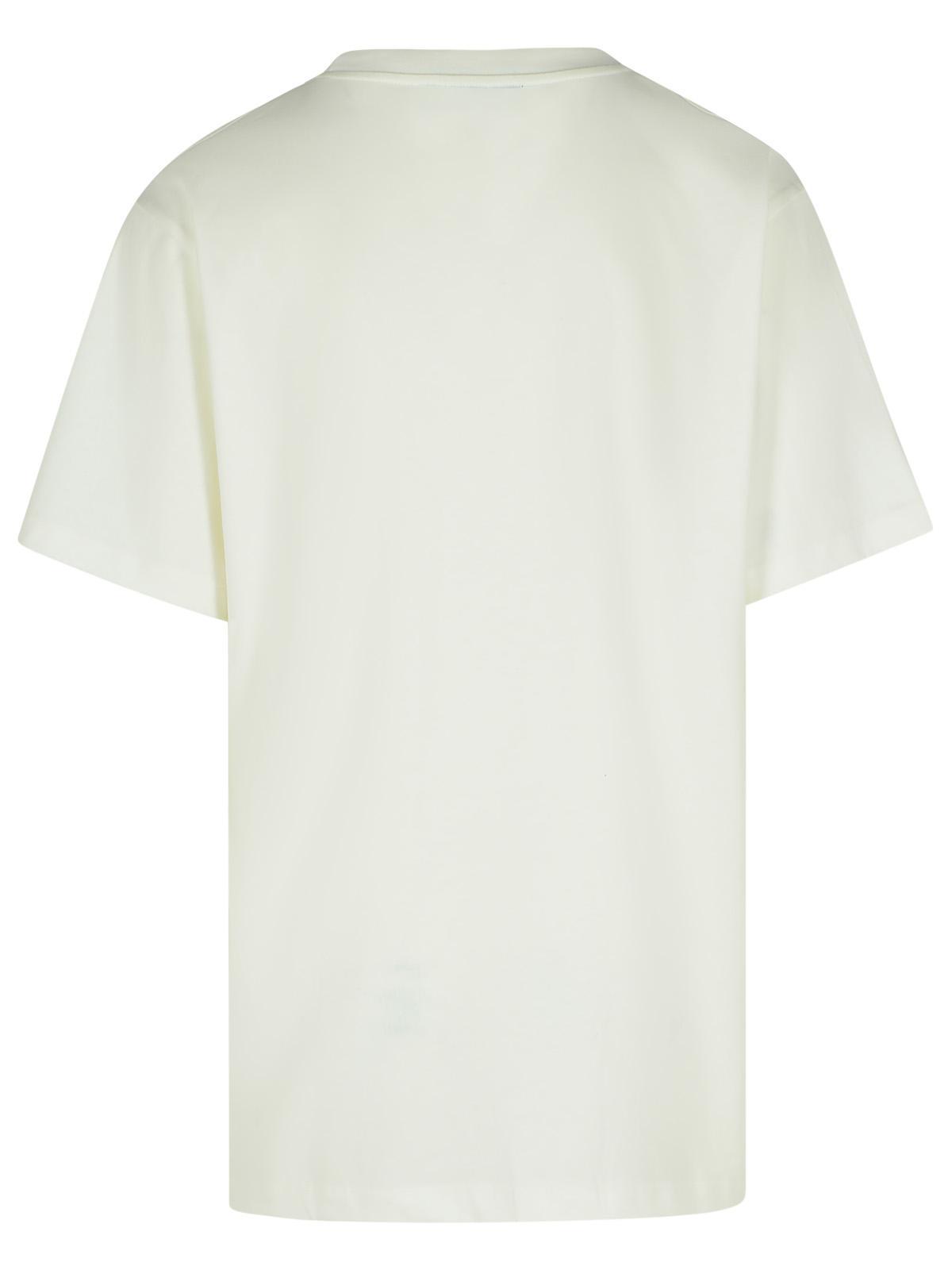 Barrow White Cotton T Shirt