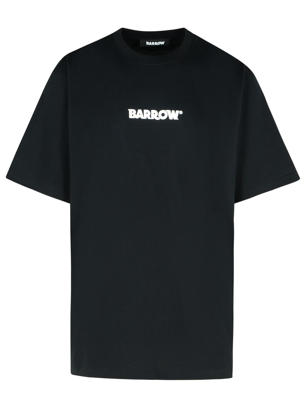 Barrow 'Basic' Black Cotton T Shirt