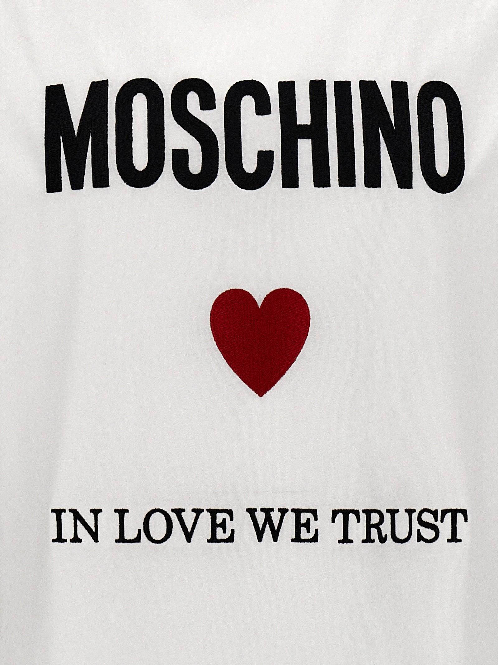 Moschino 'In Love We Trust' T Shirt