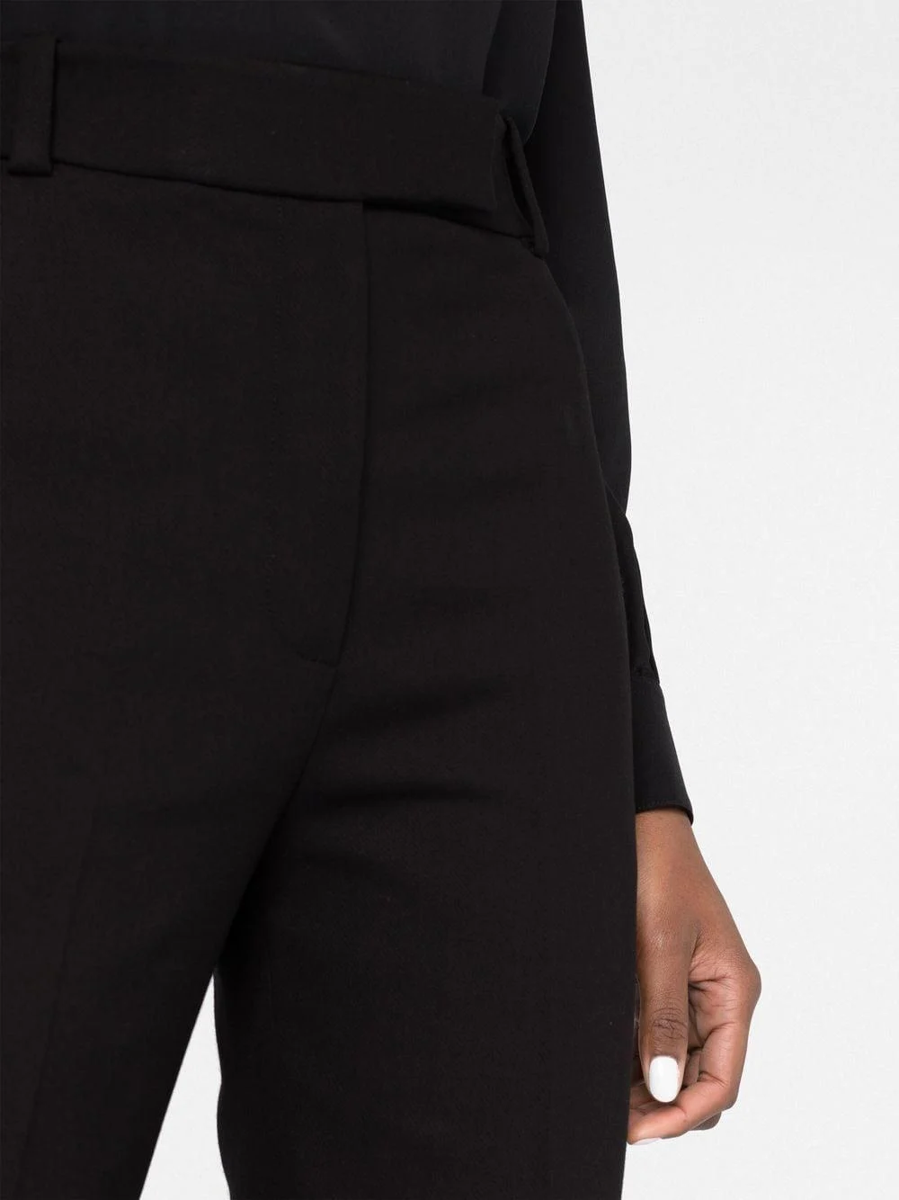 Emile high-waisted flared trousers 