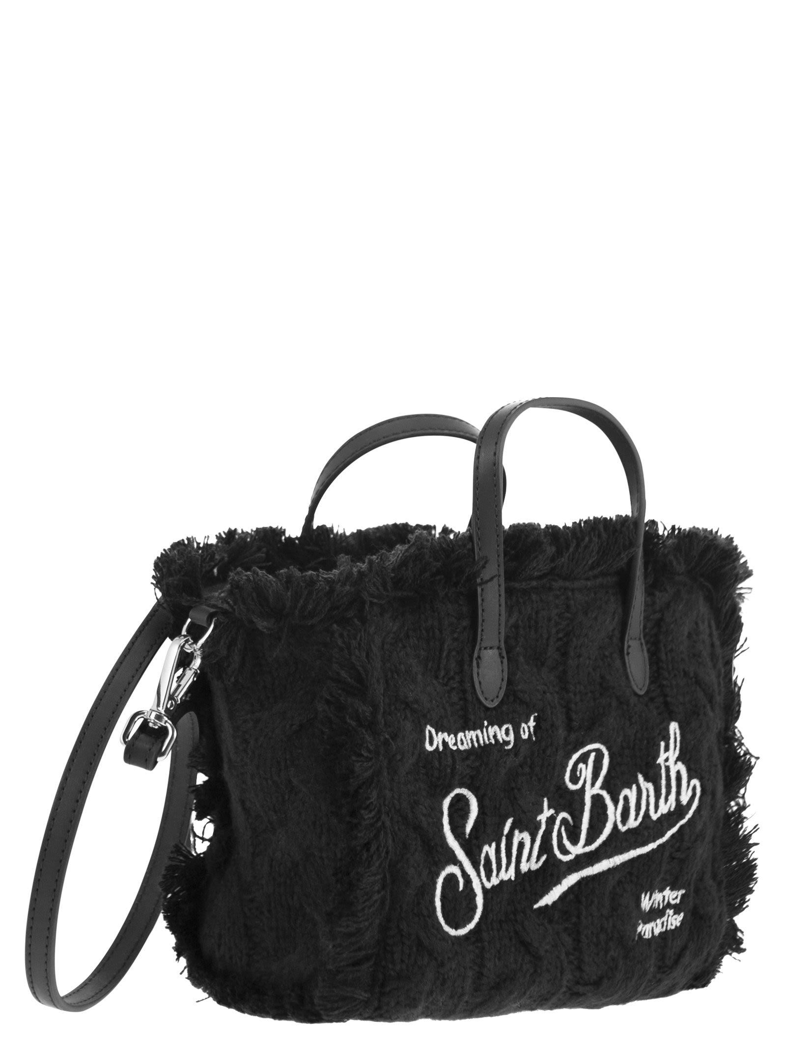 Mc2 Saint Barth Mini Vanity Bag With Bangs And Embroidered Logo