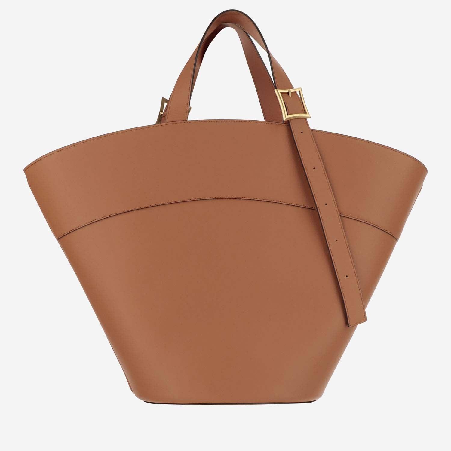 Mcm Himmel Leather Shoulder Bag