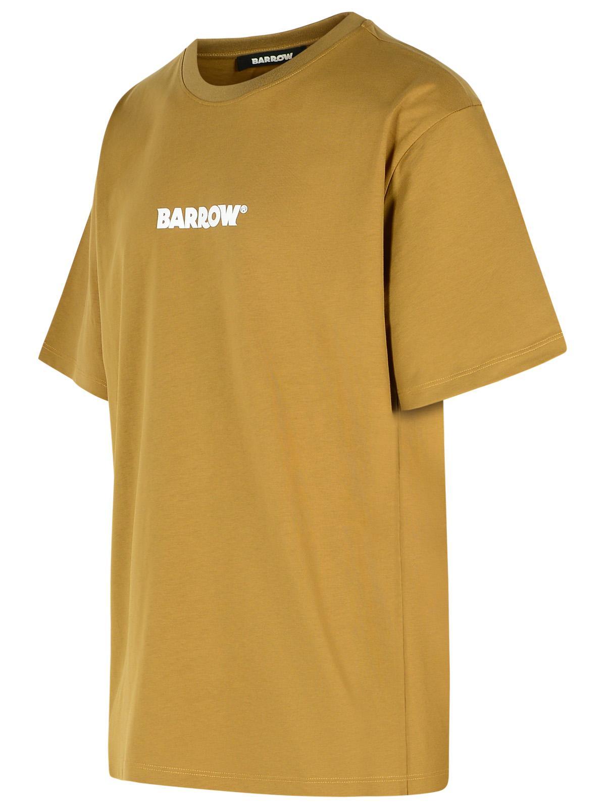 Barrow 'Basic' Brown Cotton T Shirt