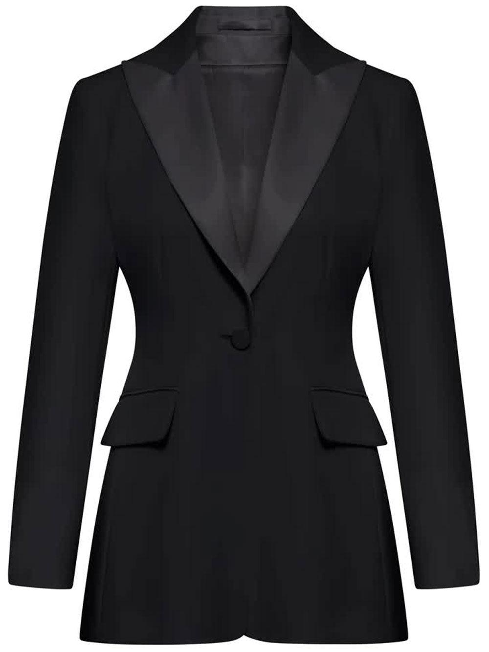 Max Mara Piano Smoking Jacket Single-Breasted