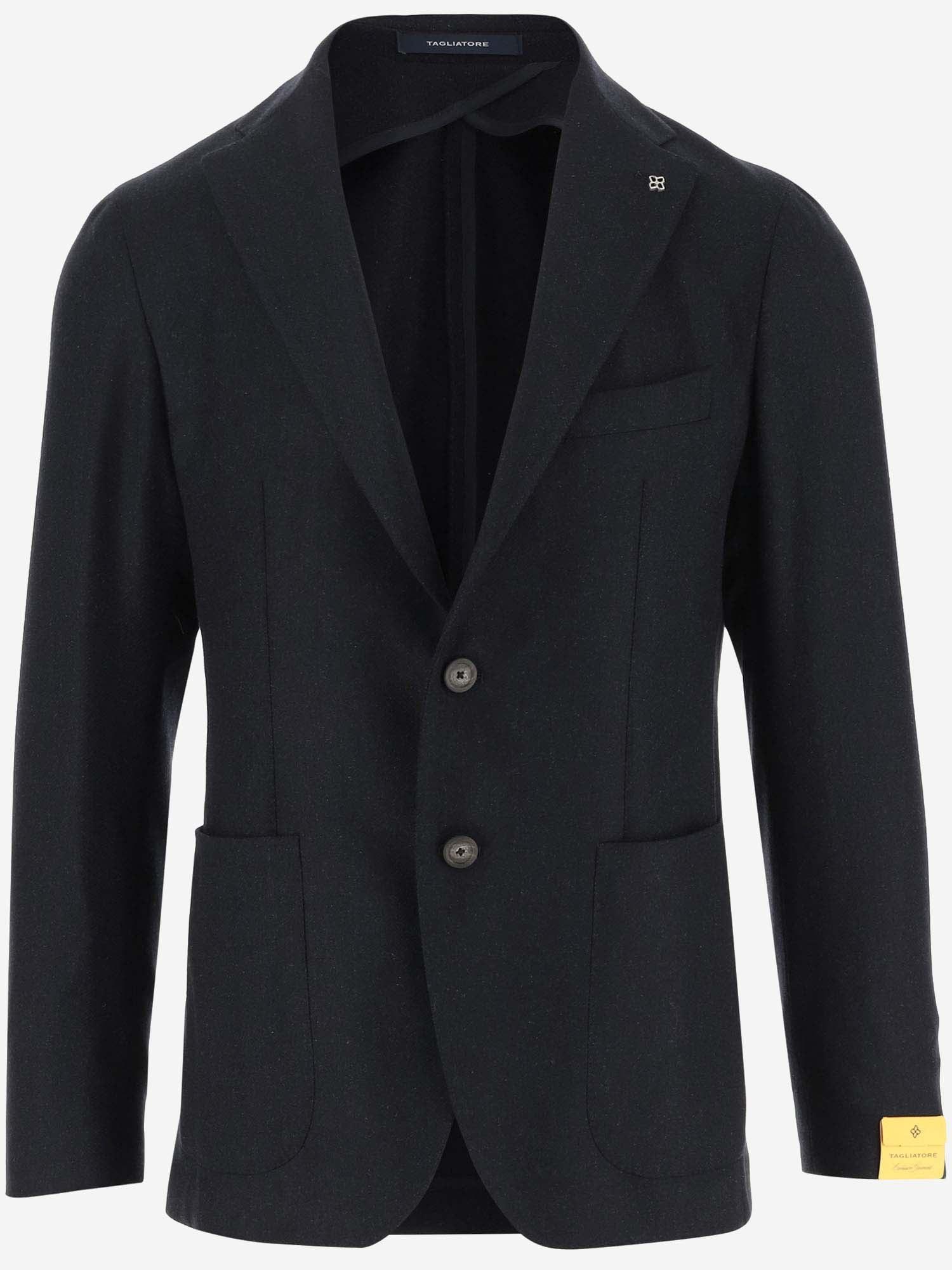 Tagliatore Wool And Cashmere Single Breasted Jacket