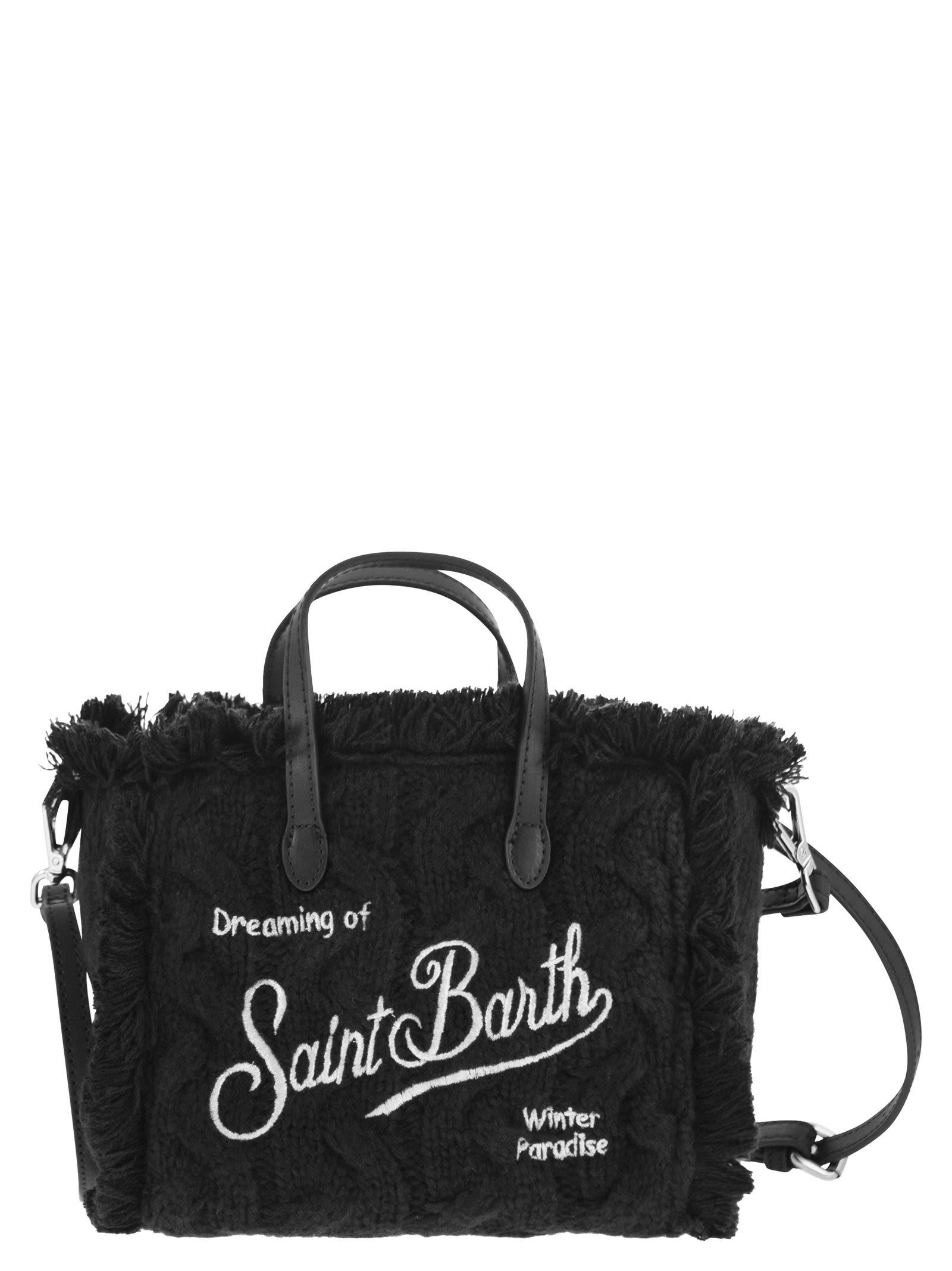 Mc2 Saint Barth Mini Vanity Bag With Bangs And Embroidered Logo