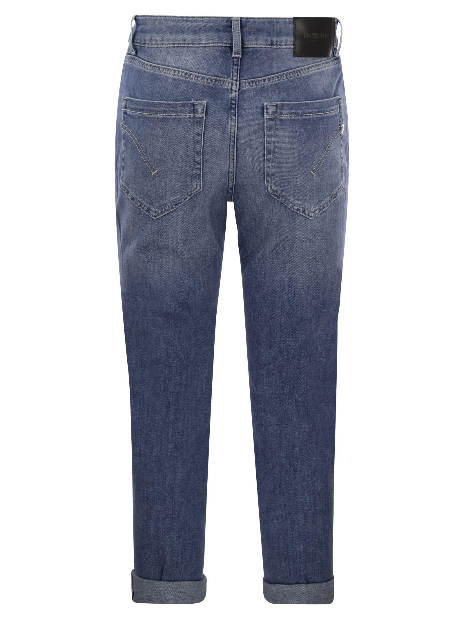 Dondup Koons Loose Jeans With Jewelled Buttons