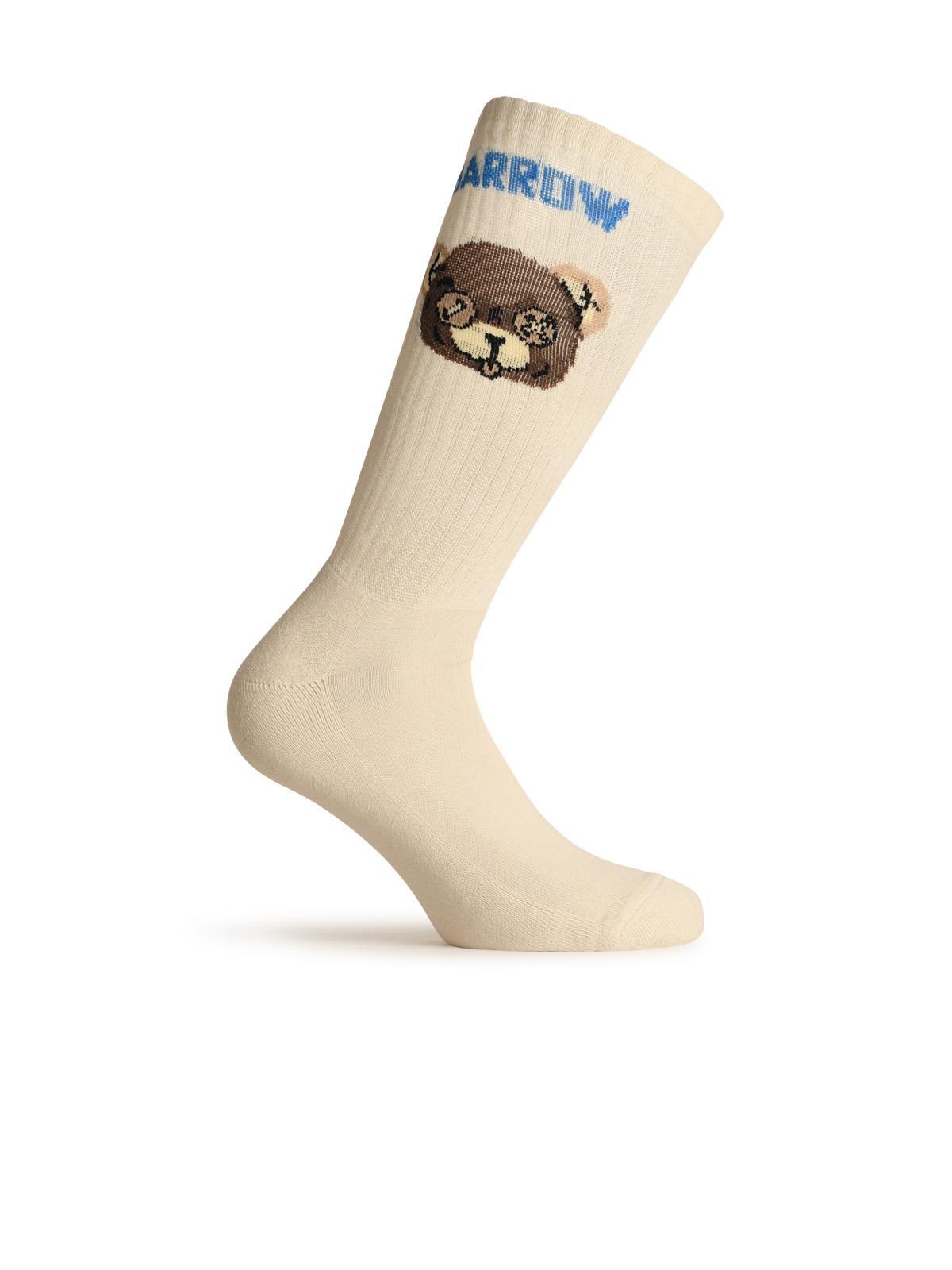 Barrow Ivory Stretch Cotton Socks