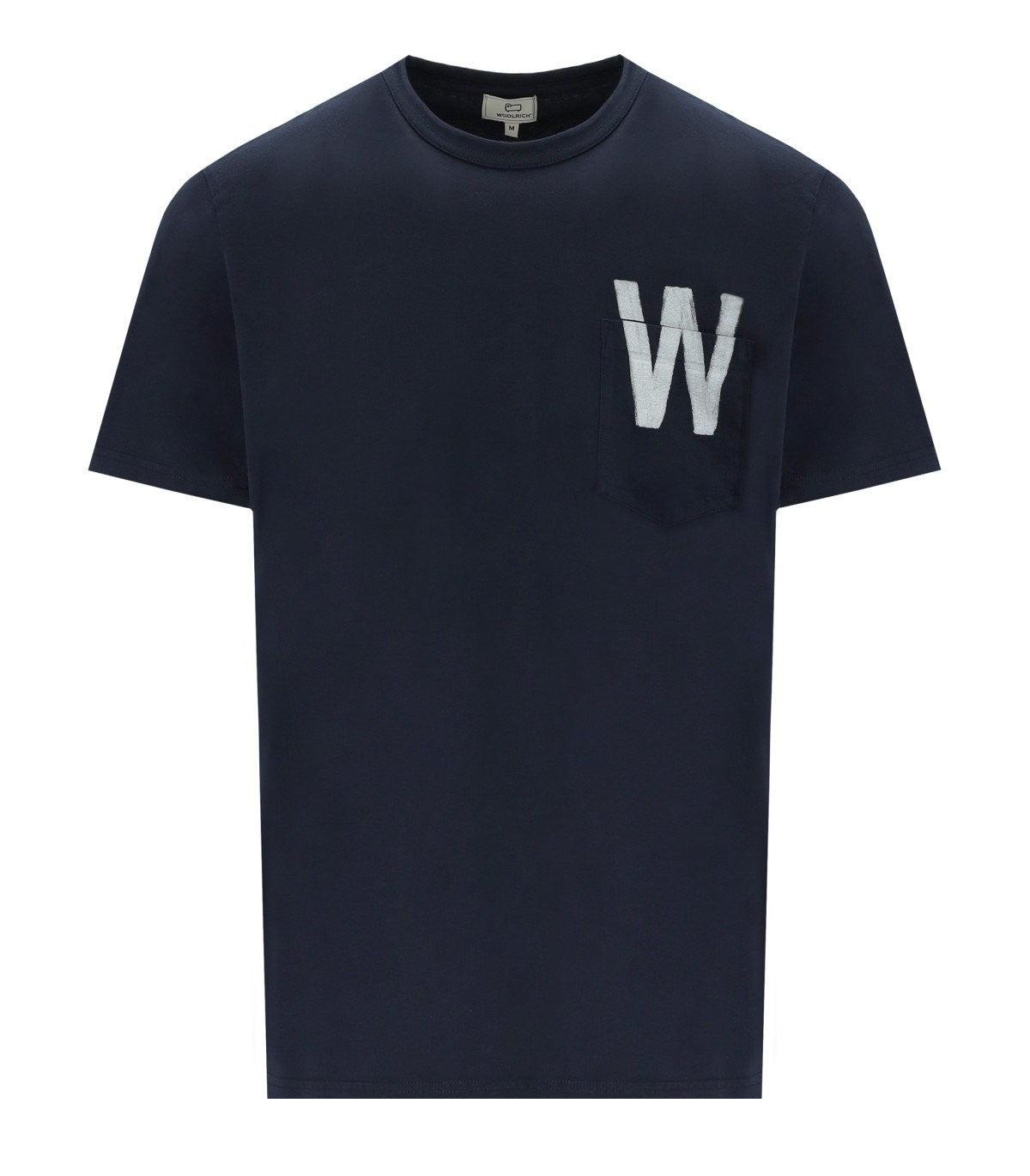 Woolrich Flag Blue T Shirt