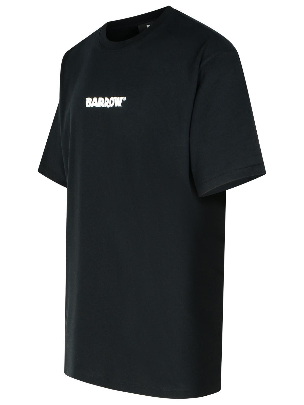 Barrow 'Basic' Black Cotton T Shirt