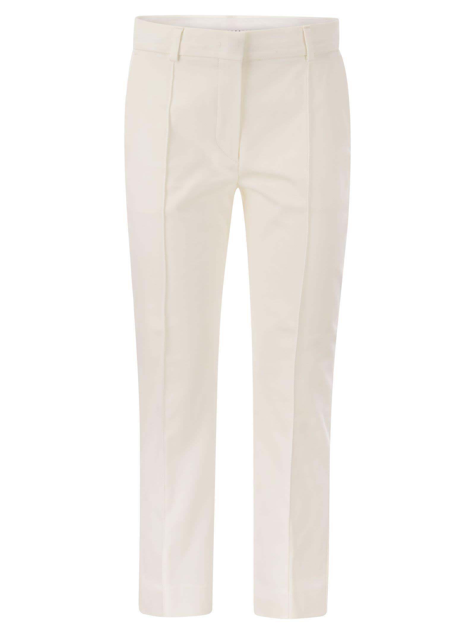 Sportmax Etna Slim Cotton Trousers