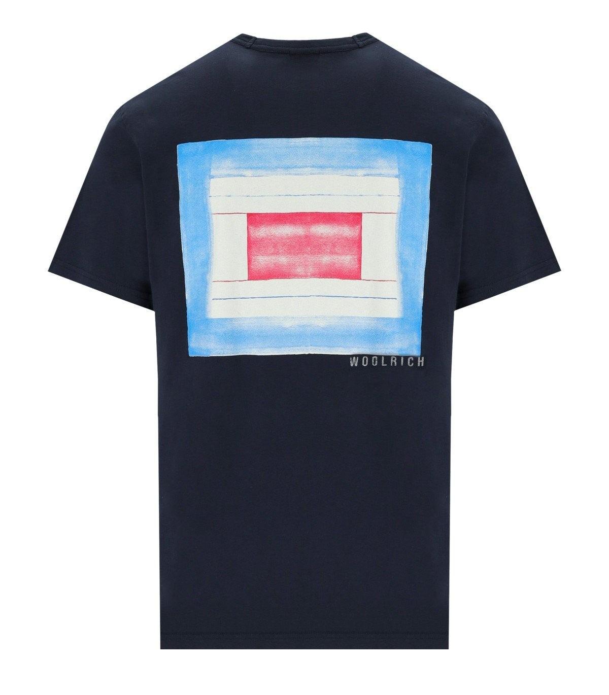 Woolrich Flag Blue T Shirt