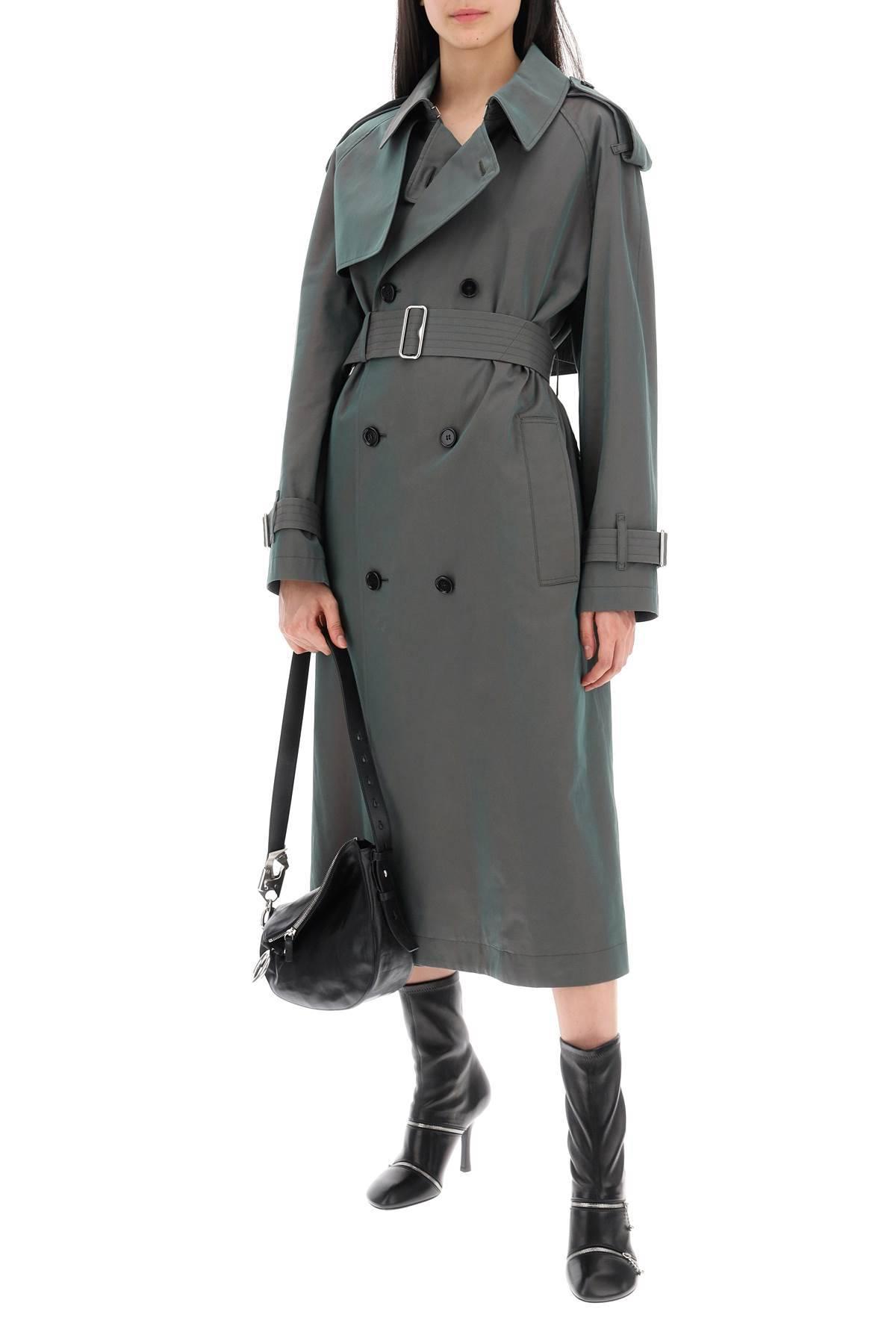 Burberry Long Iridescent Trench Women