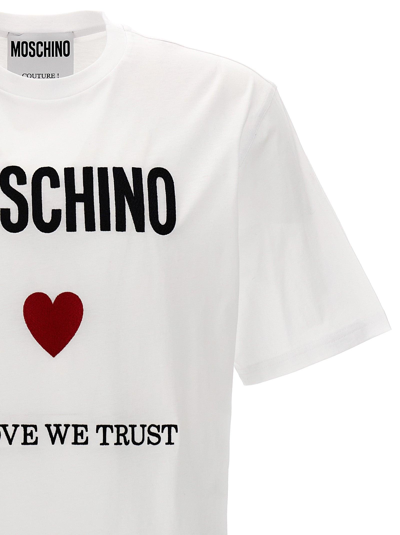 Moschino 'In Love We Trust' T Shirt