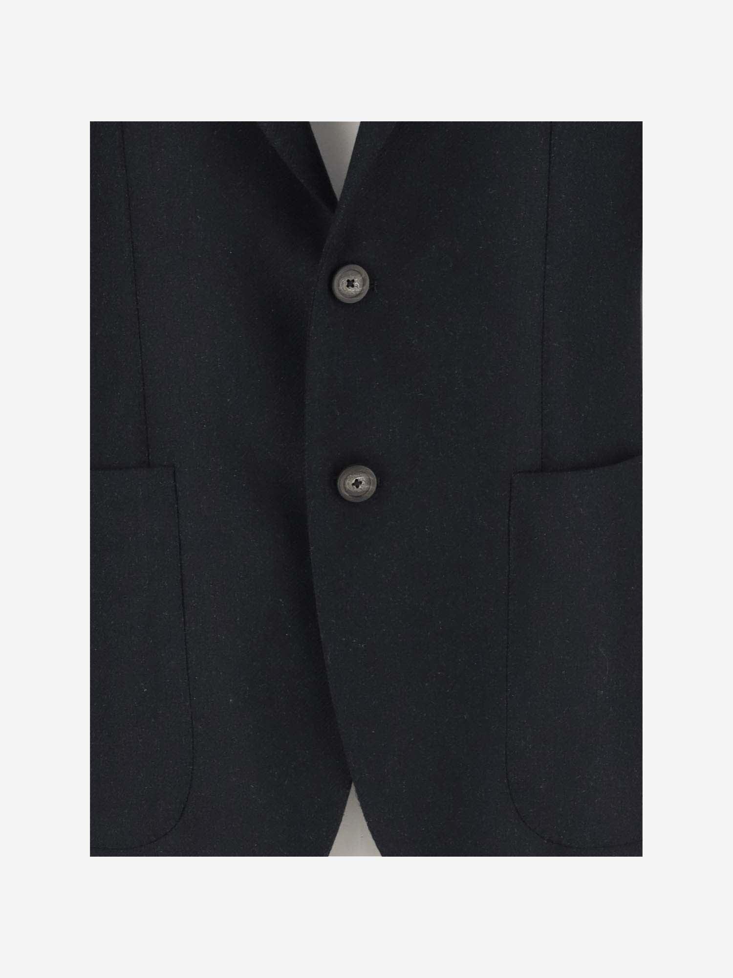 Tagliatore Wool And Cashmere Single Breasted Jacket