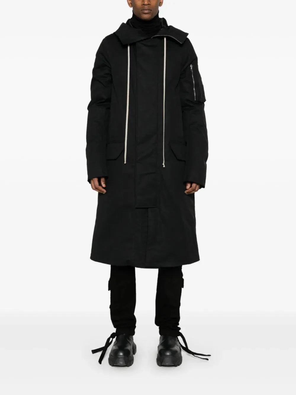 Rick Owens Padded Coat With Hood