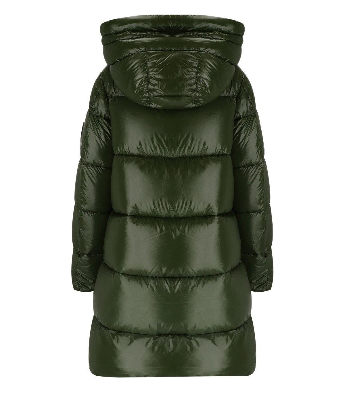 Save The Duck Isabel Green Hooded Padded Coat