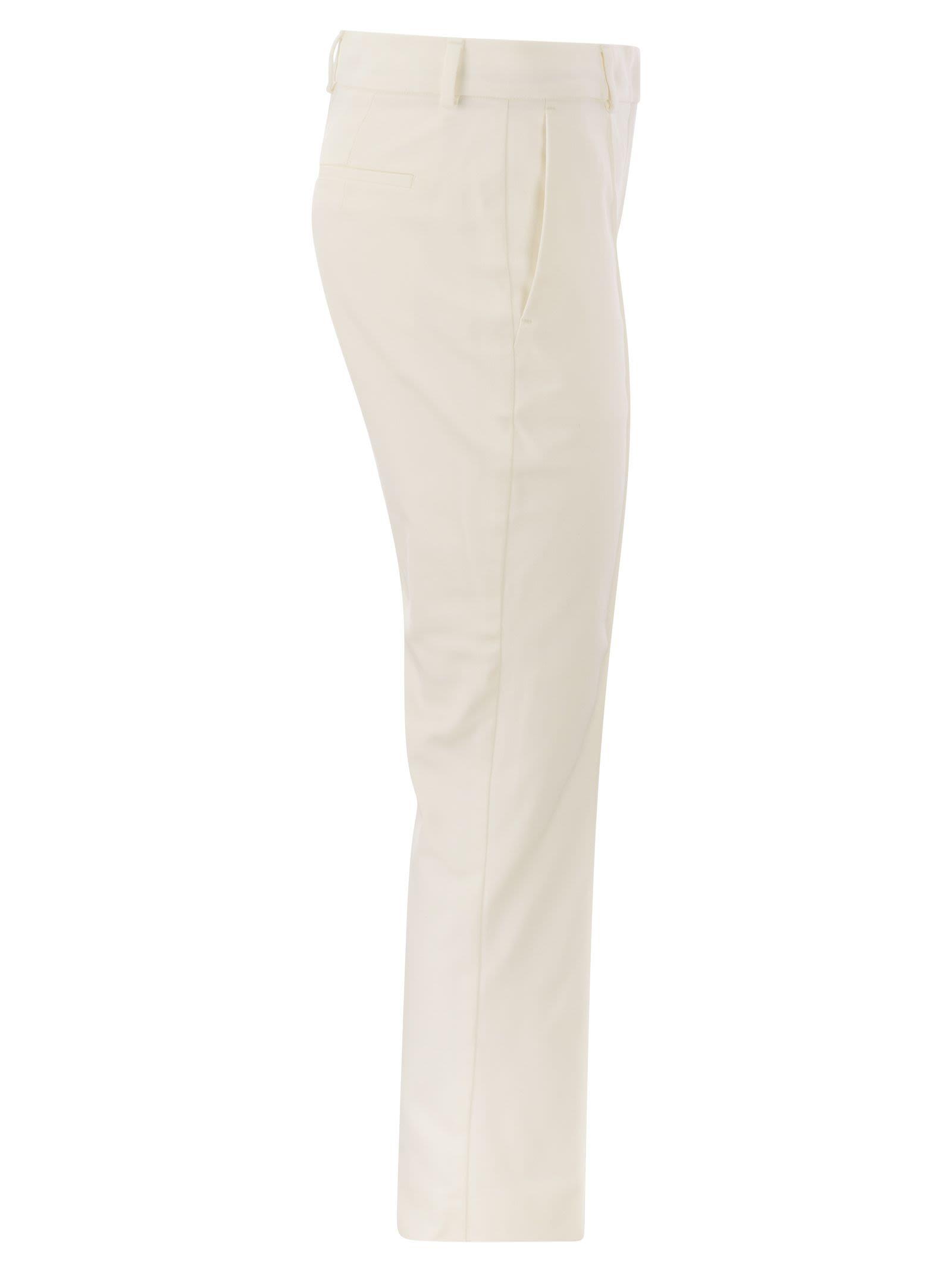 Sportmax Etna Slim Cotton Trousers