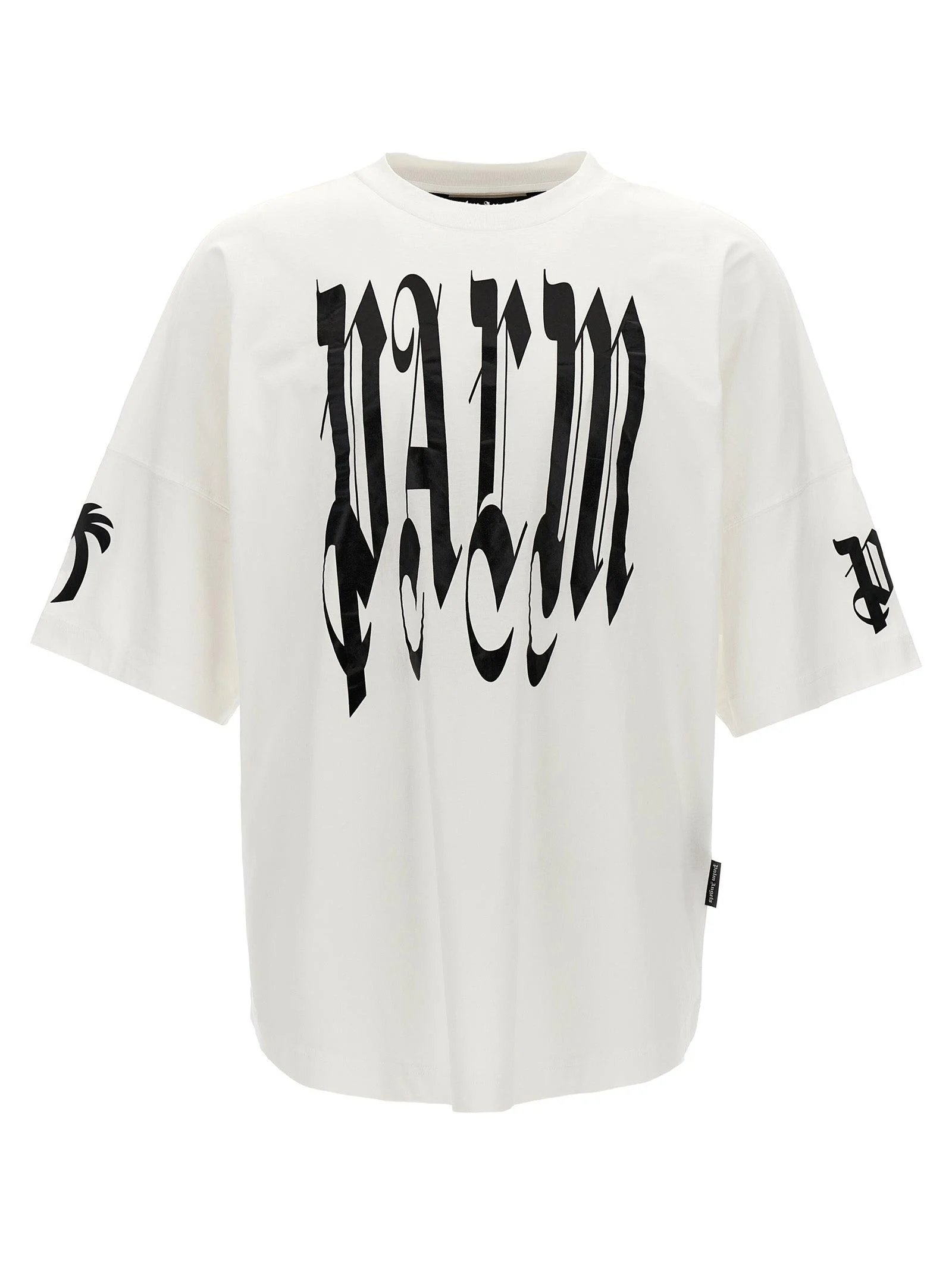 Palm Angels 'Back Gothic Palm' T Shirt