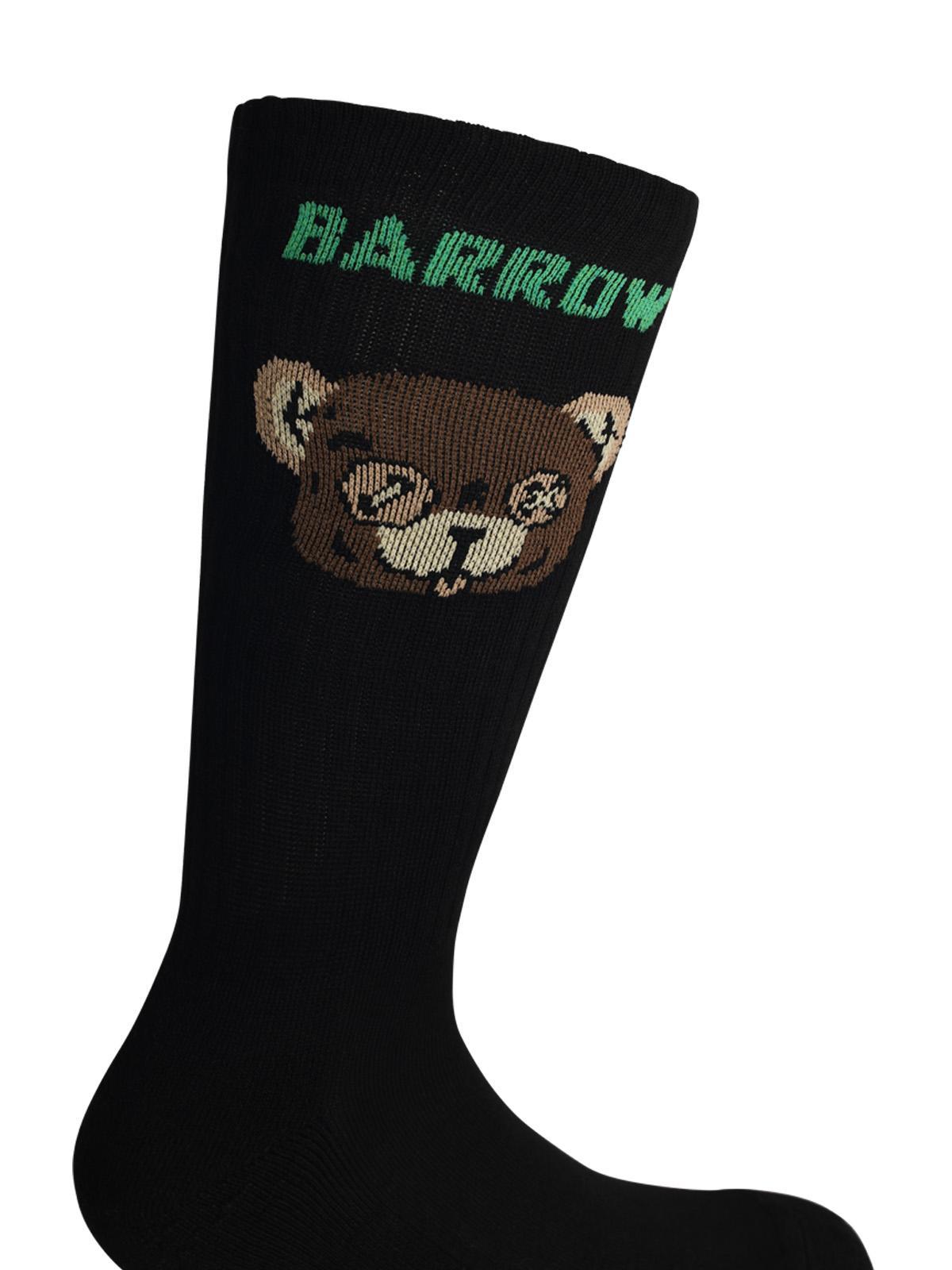 Barrow Black Stretch Cotton Socks