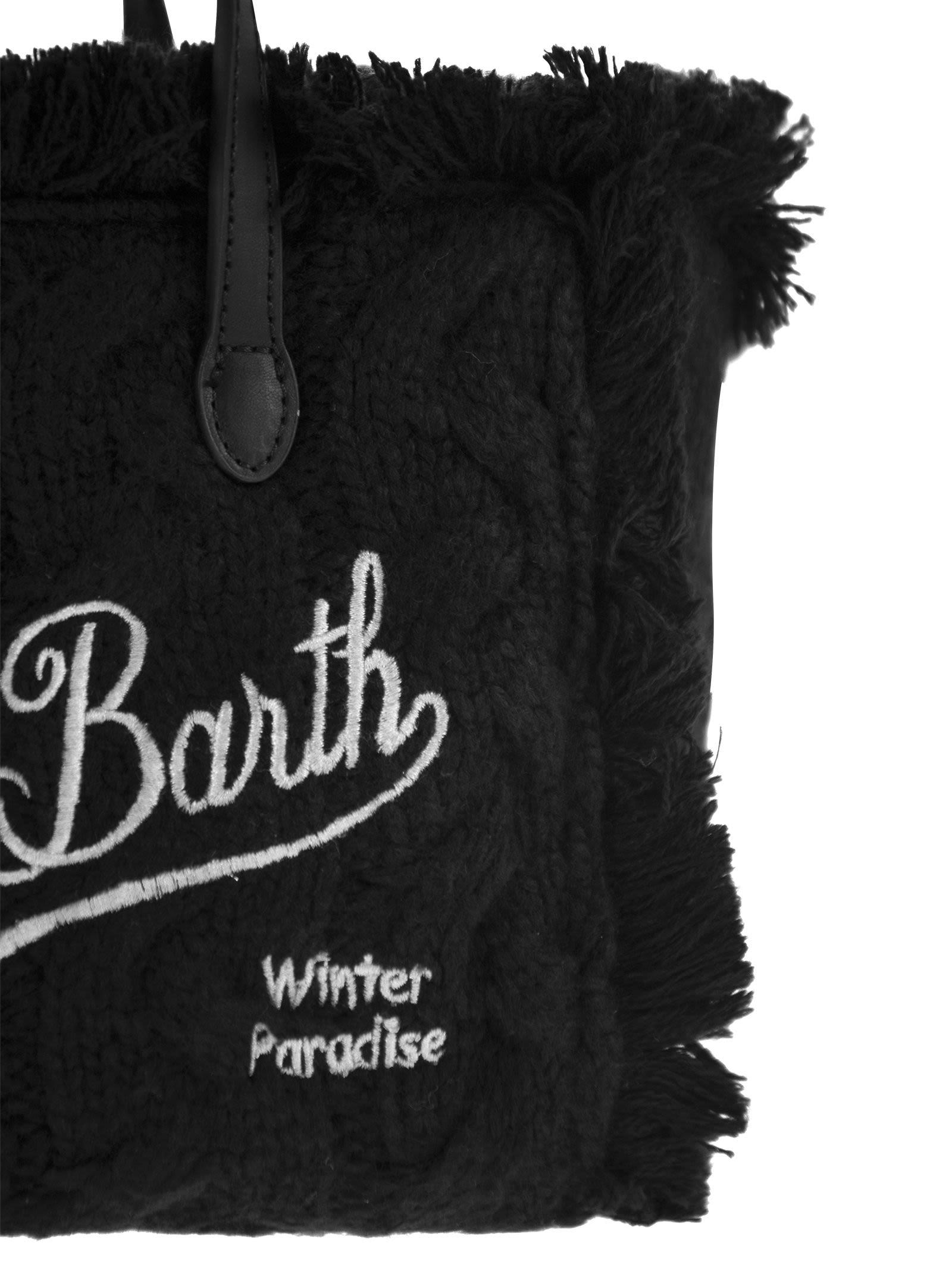 Mc2 Saint Barth Mini Vanity Bag With Bangs And Embroidered Logo