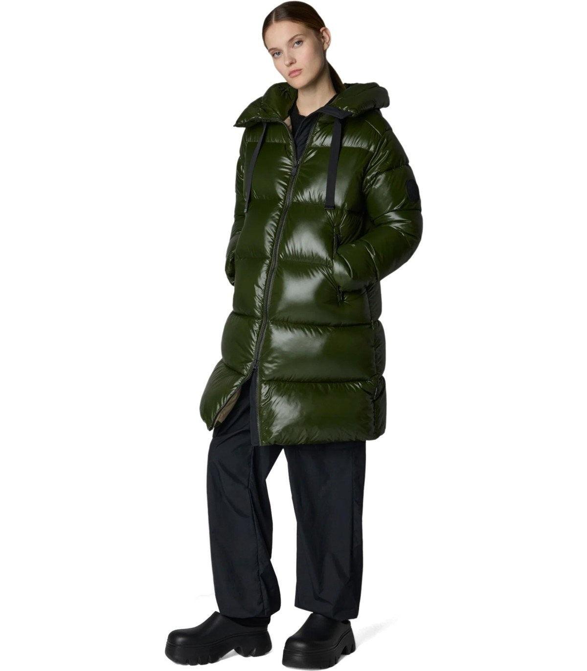 Save The Duck Isabel Green Hooded Padded Coat