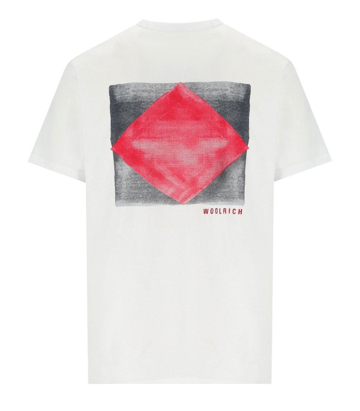 Woolrich Flag White T Shirt