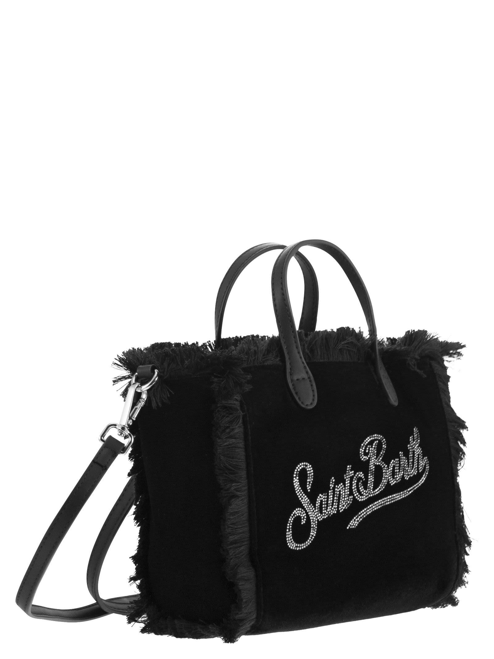 Mc2 Saint Barth Mini Vanity Bag With Bangs And Rhinestone Logo