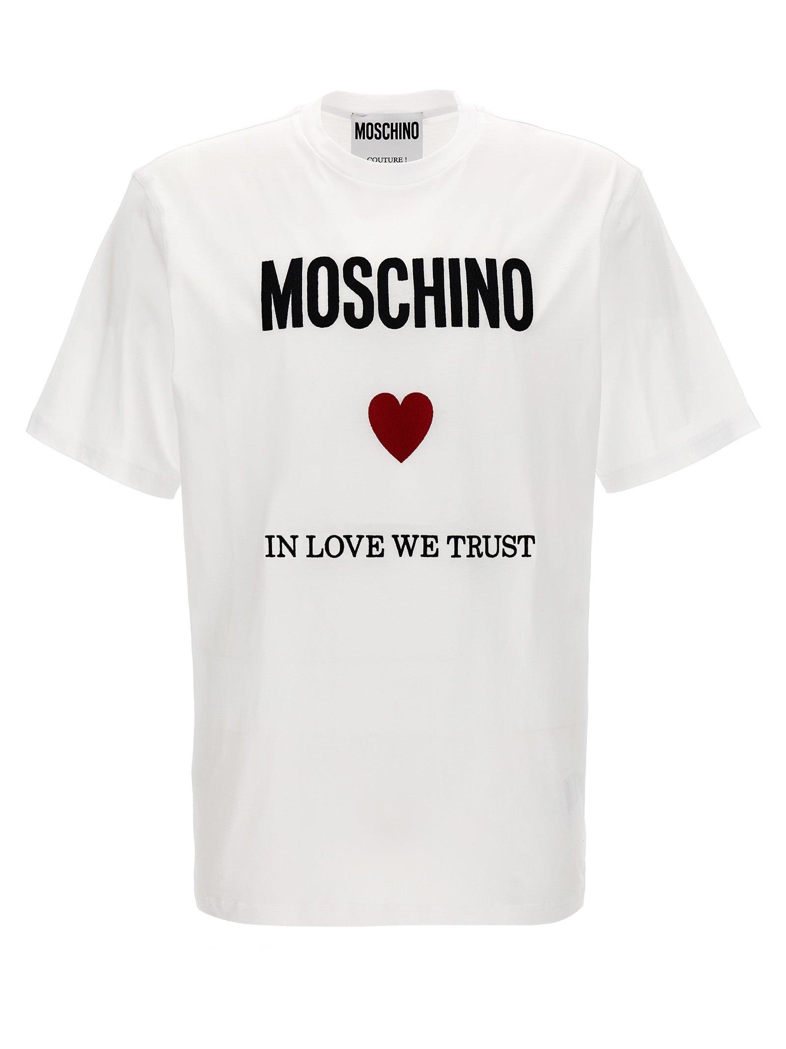 Moschino 'In Love We Trust' T Shirt