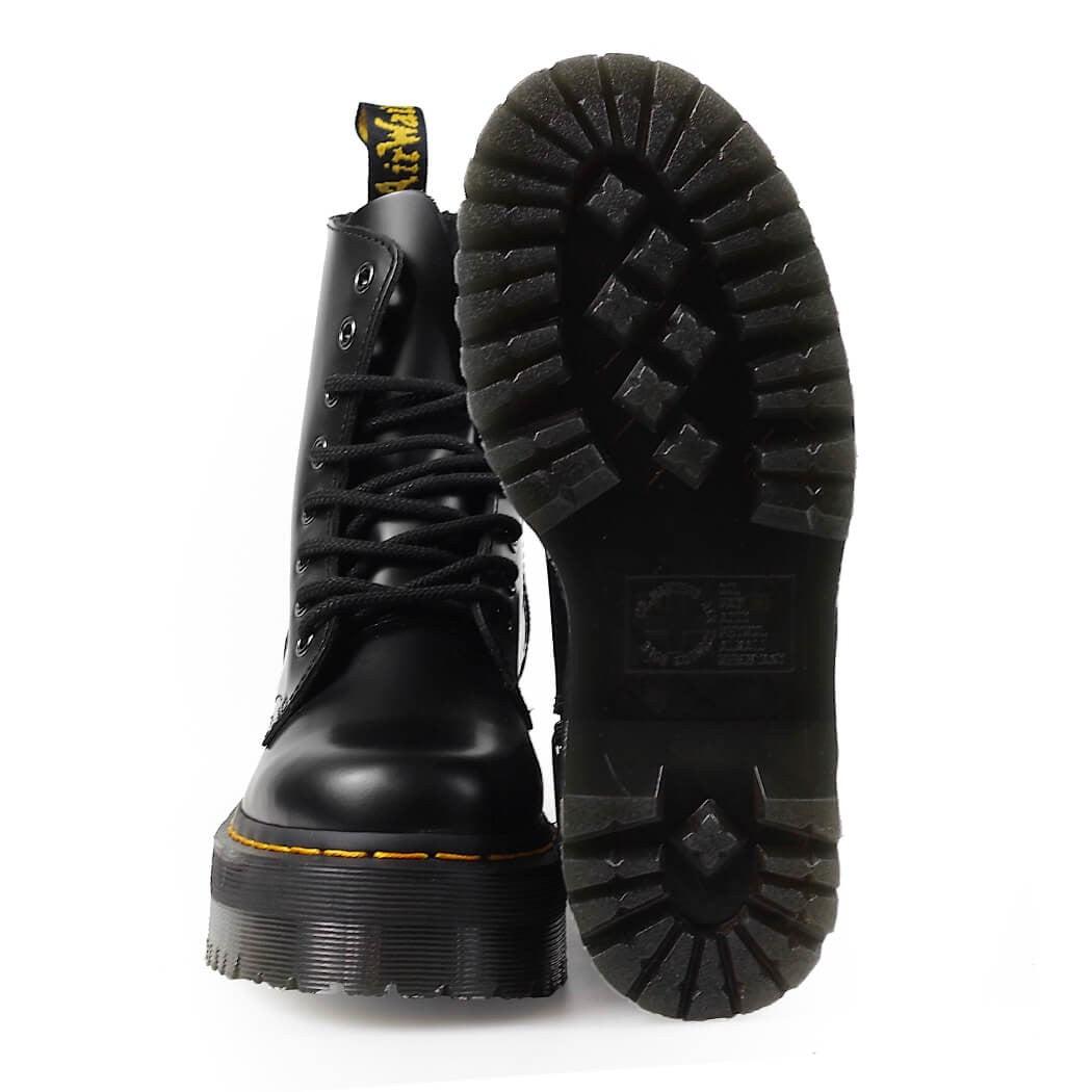 Via Roma 15 Malibu Black Combat Boot