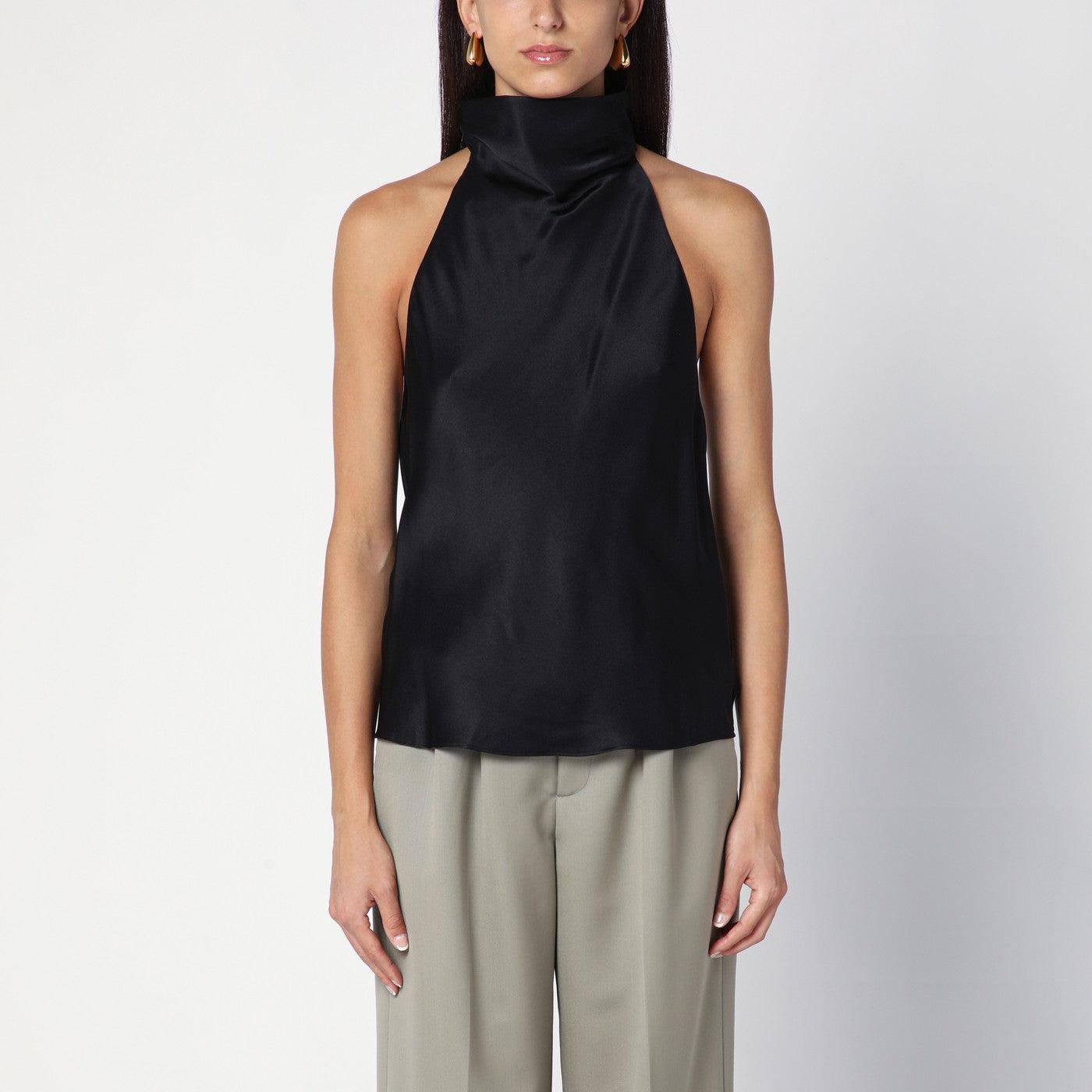 Anine Bing Black Silk Top