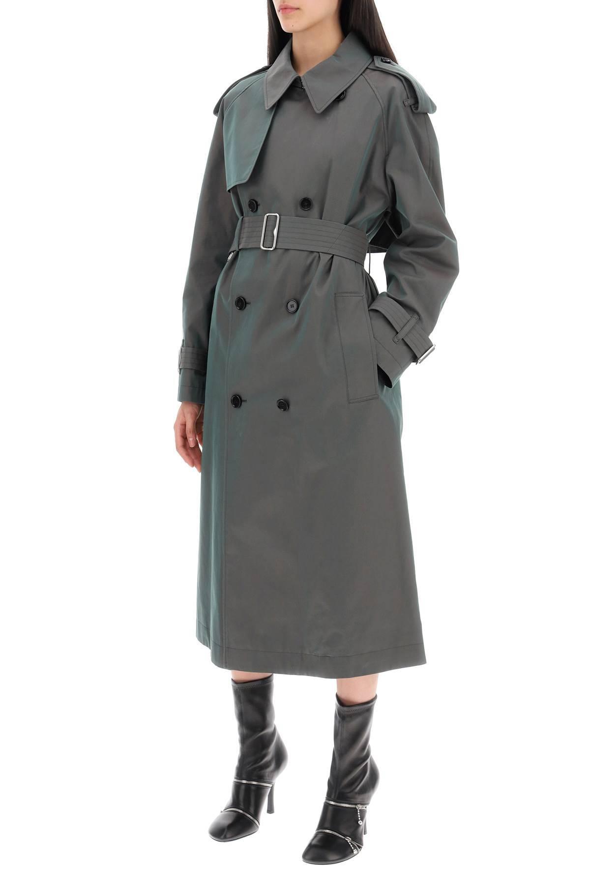 Burberry Long Iridescent Trench Women