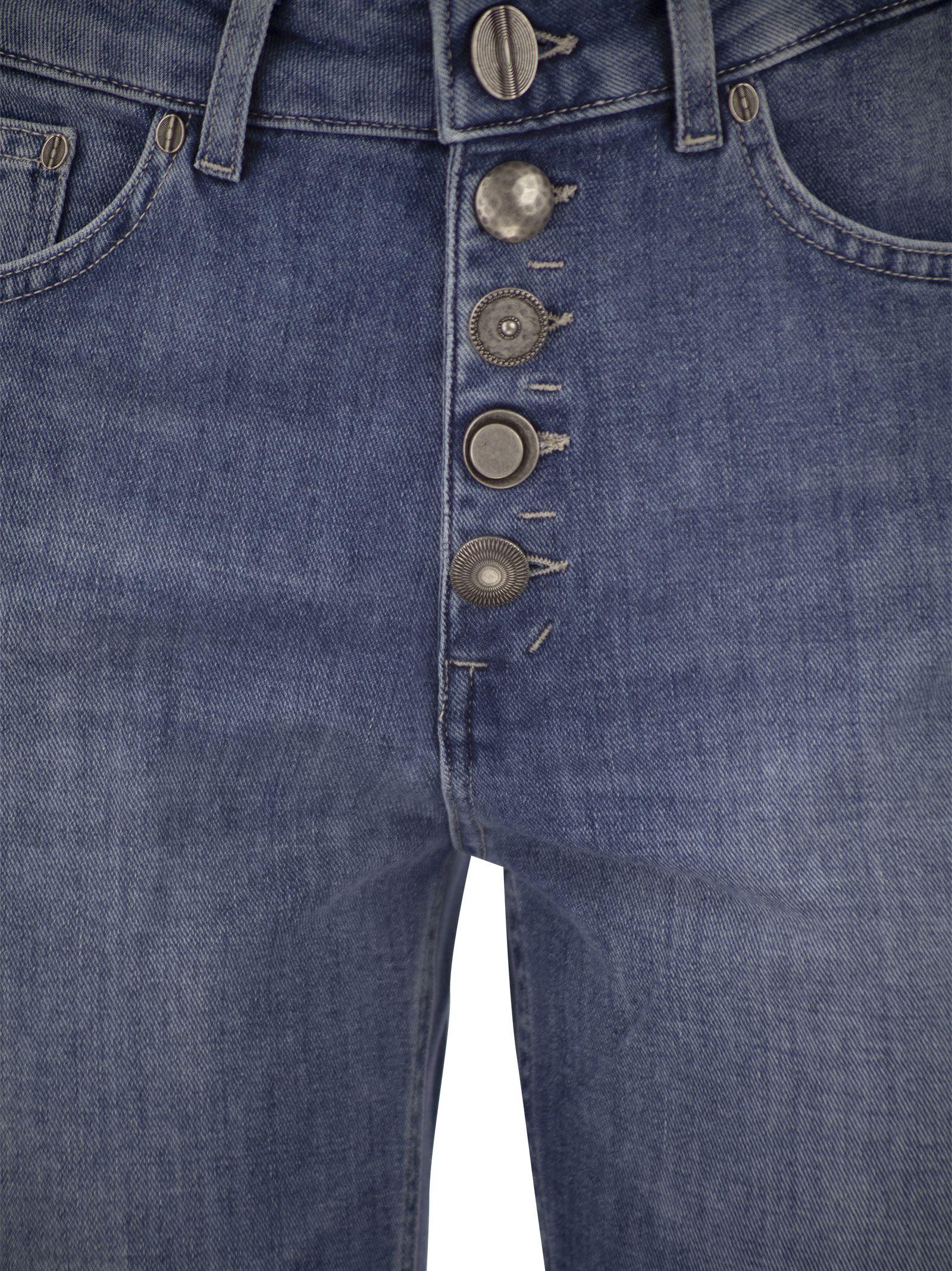 Dondup Koons Loose Jeans With Jewelled Buttons