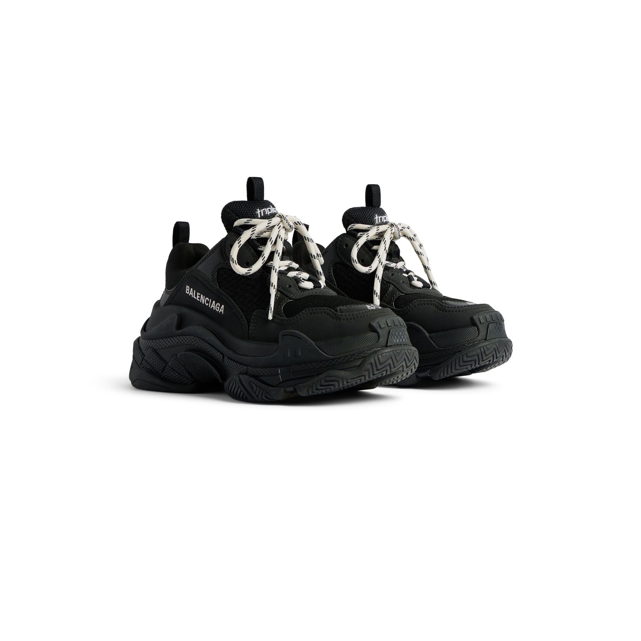 Women's Triple S Sneaker in Black